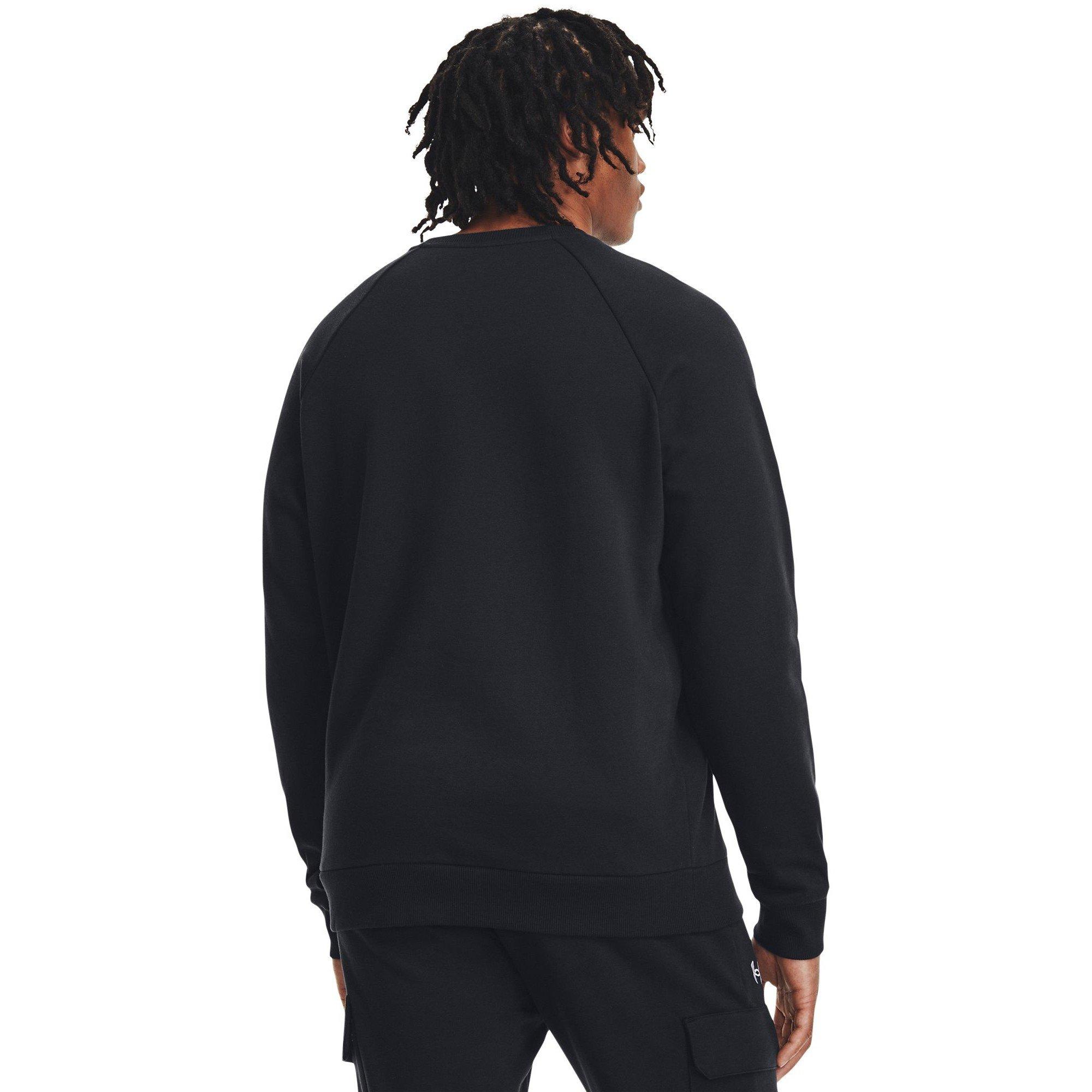 Preto - Under Armour - Armour UA Rival Fleece Crew Mens - 4