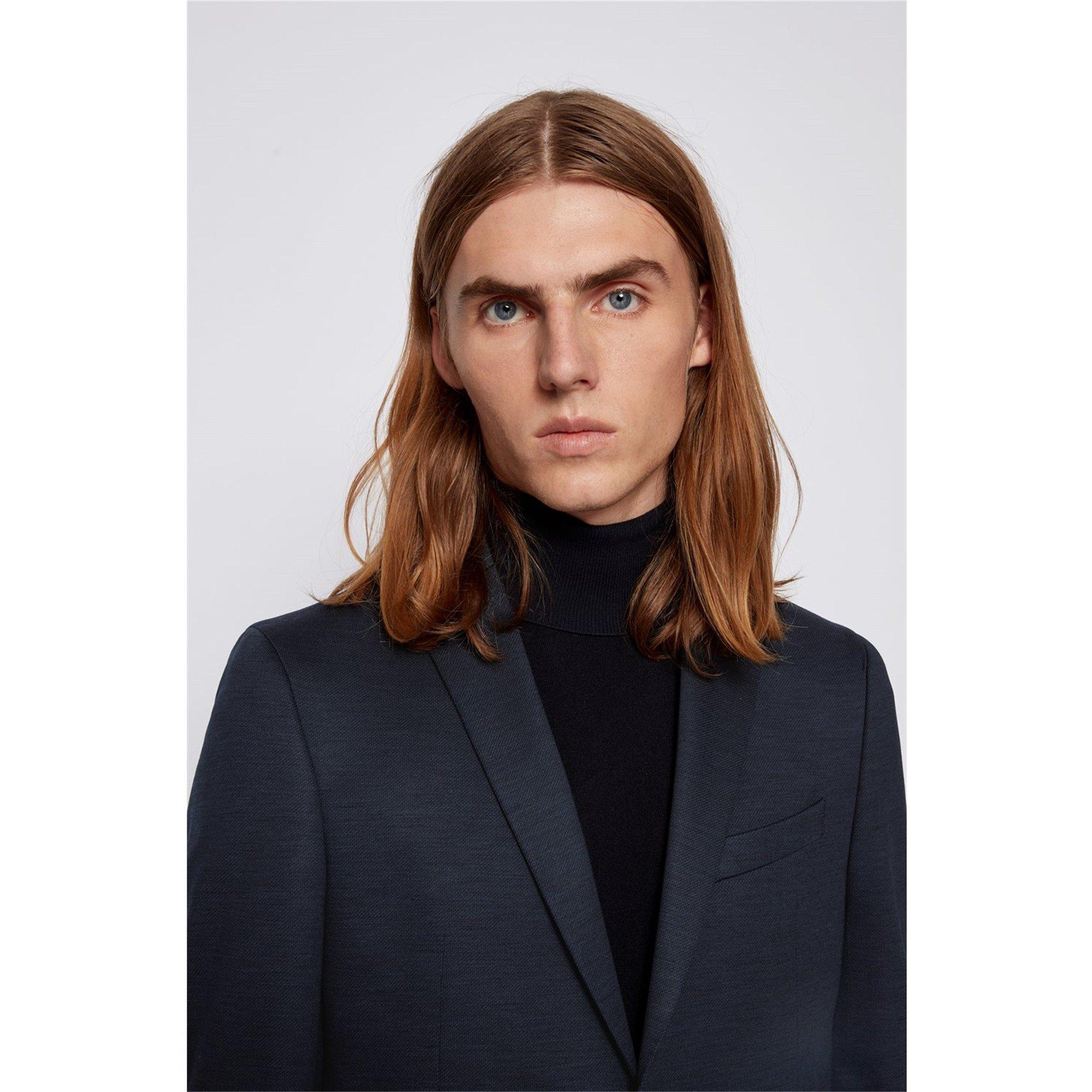 Dark Blue - Boss - Men's Suit Jacket - 5