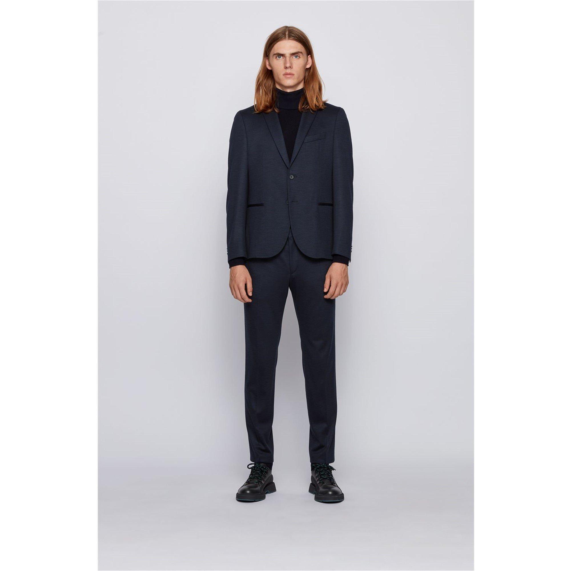 Dark Blue - Boss - Men's Suit Jacket - 6