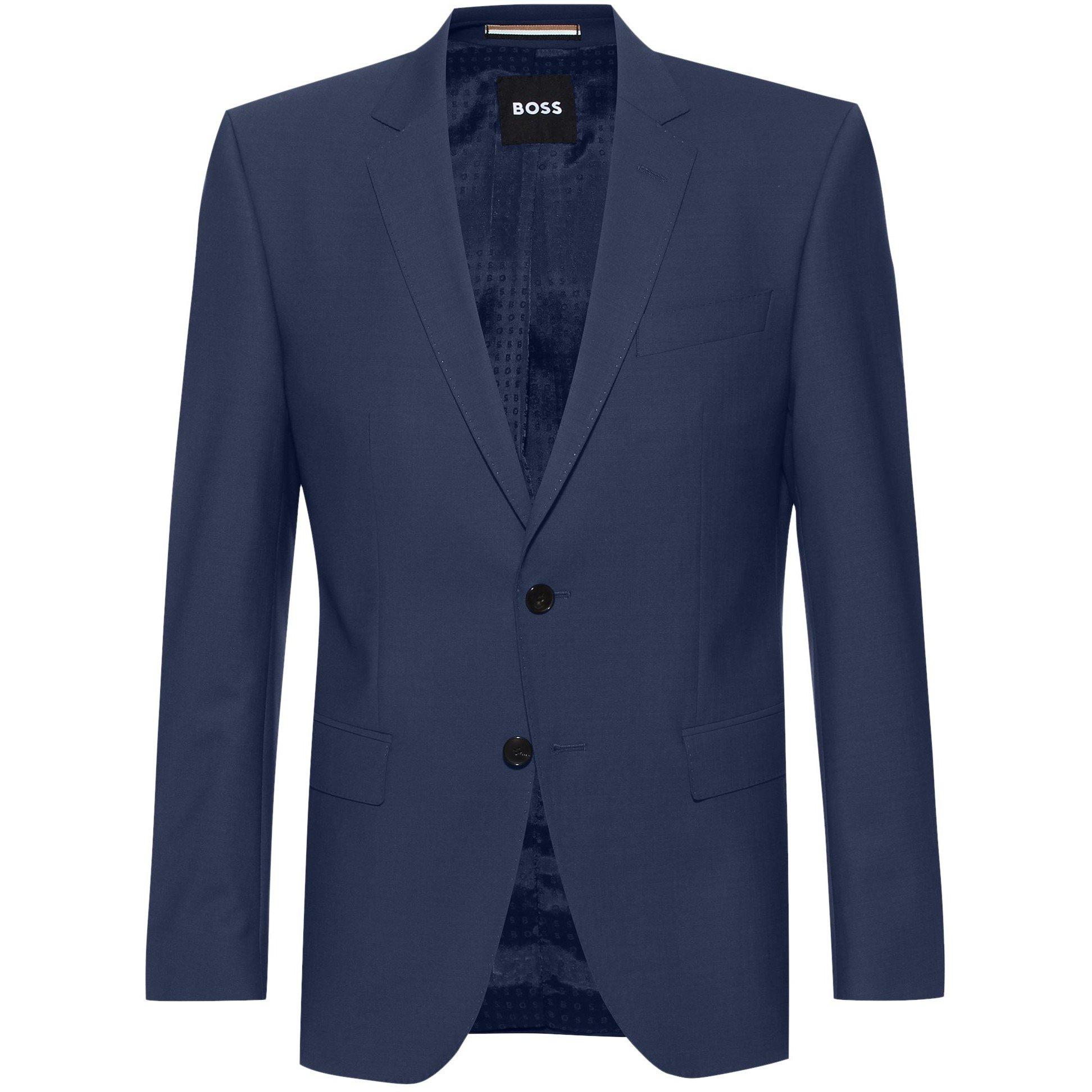 Boss Men's Hbb Huge Mm Suit Jacket, Distinguished Tailoring - Blue 463 - 52