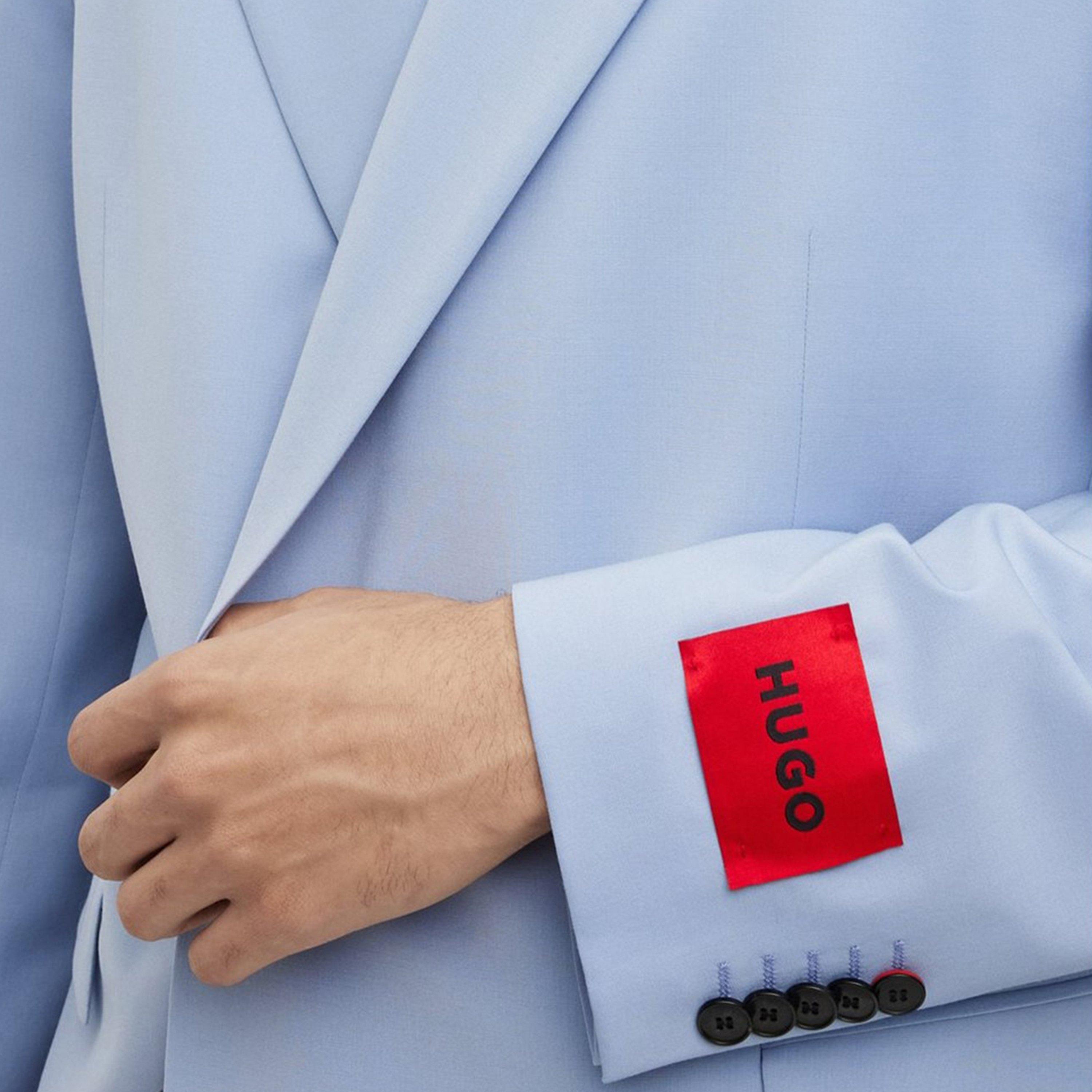 Pastel Blue - Hugo - Men's Urban232x Suit Jacket - 5