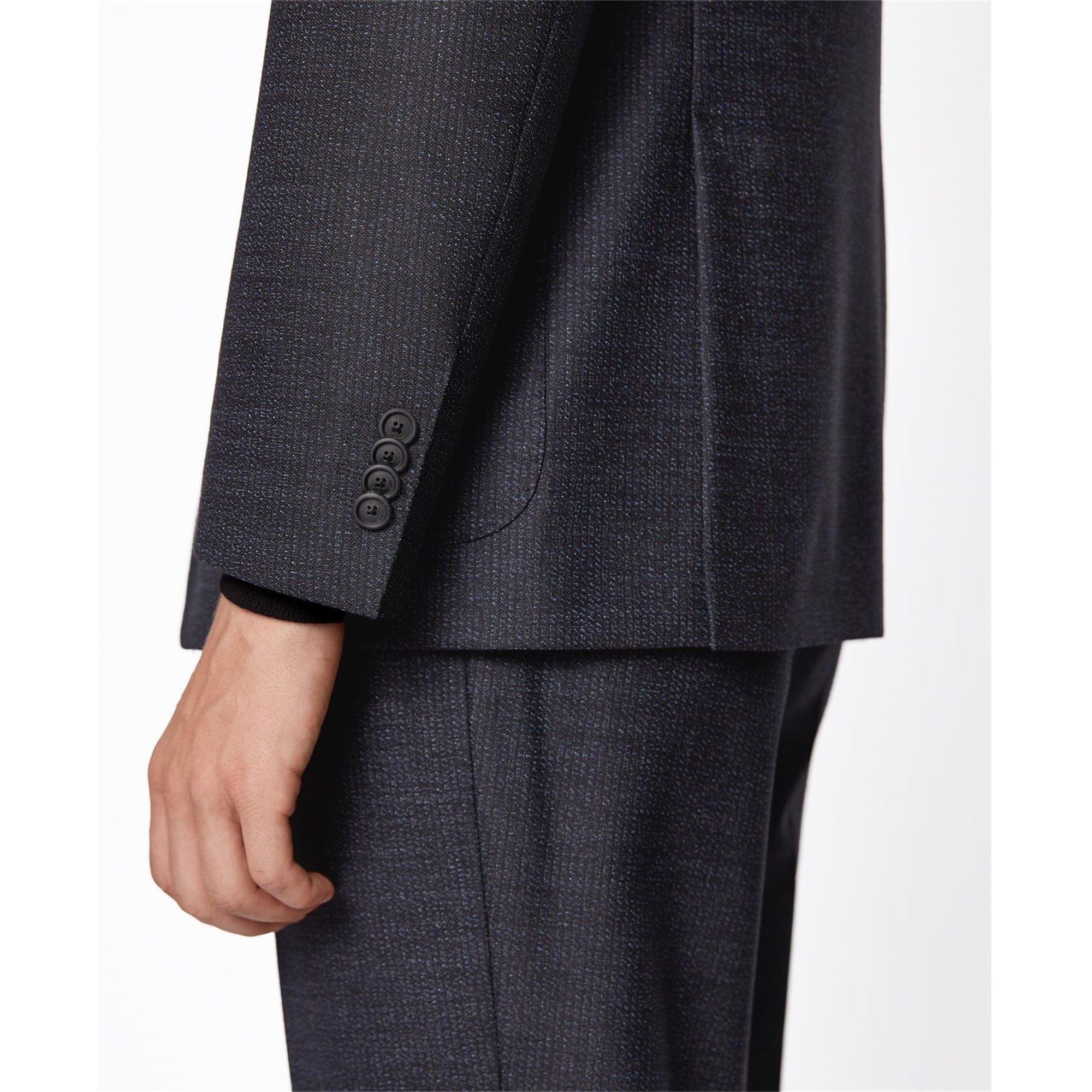 Dark Blue - Boss - Men's Suit Jacket - 6