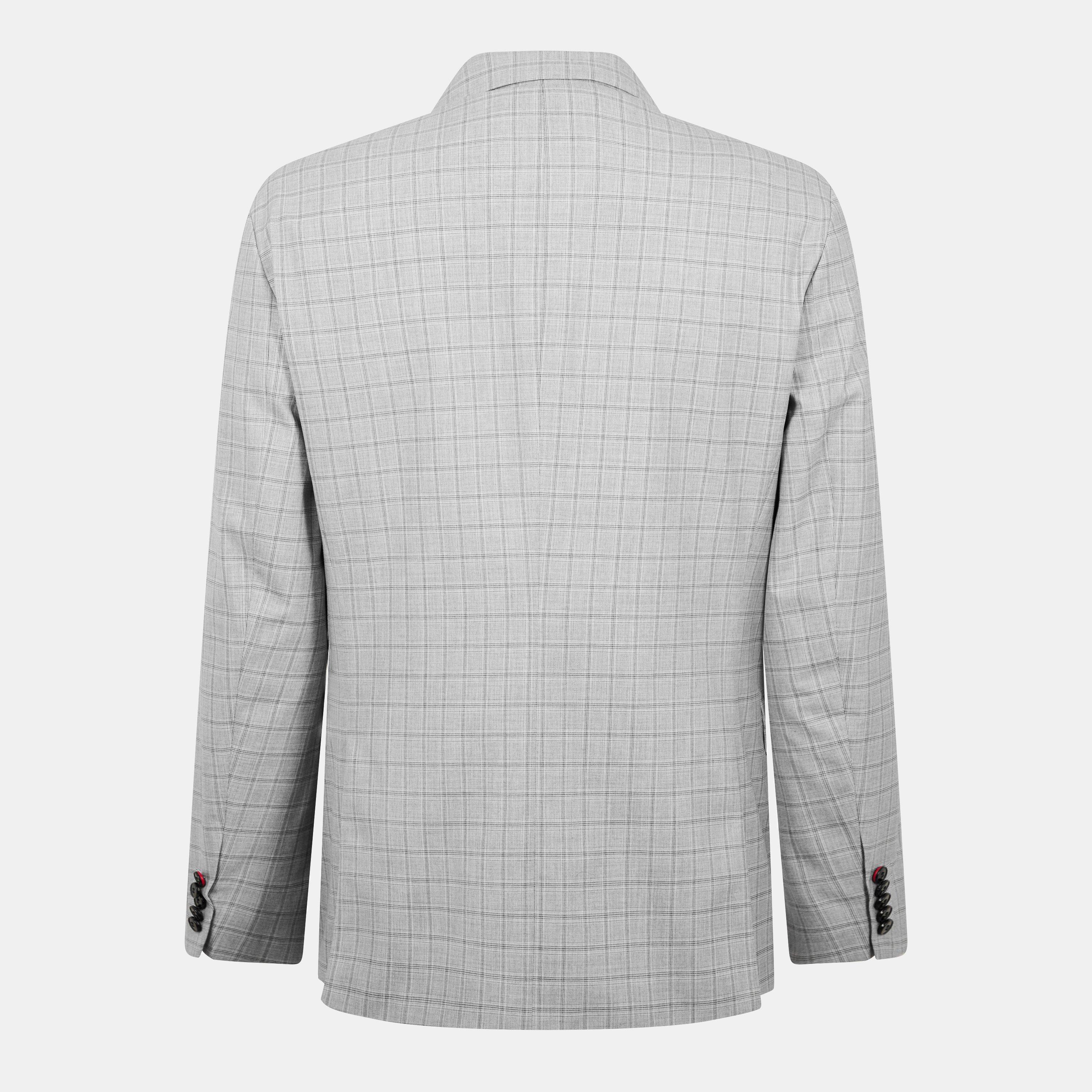 Pastel Grey - Hugo - Men's Suit Jacket - 2