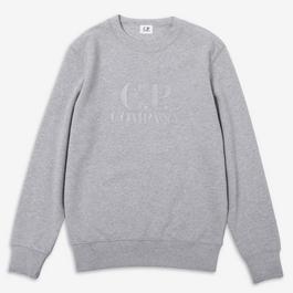 CP Company DRFleceLogoSwtsht Sn32