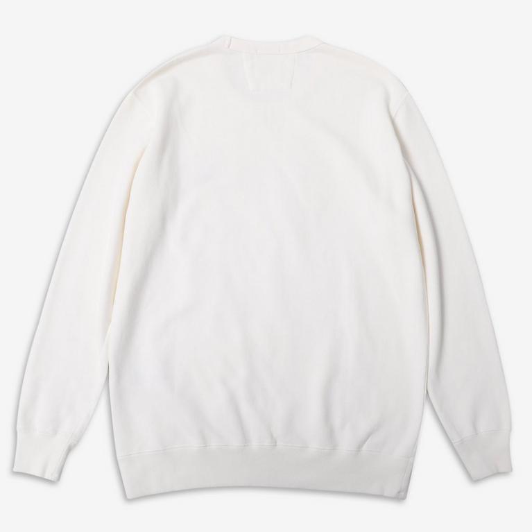 Gauze White - CP Company - Mako Cinquanta Logo Sweatshirt - 2