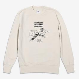 CP Company Brushed Fleece Craftworks Sweatshirt