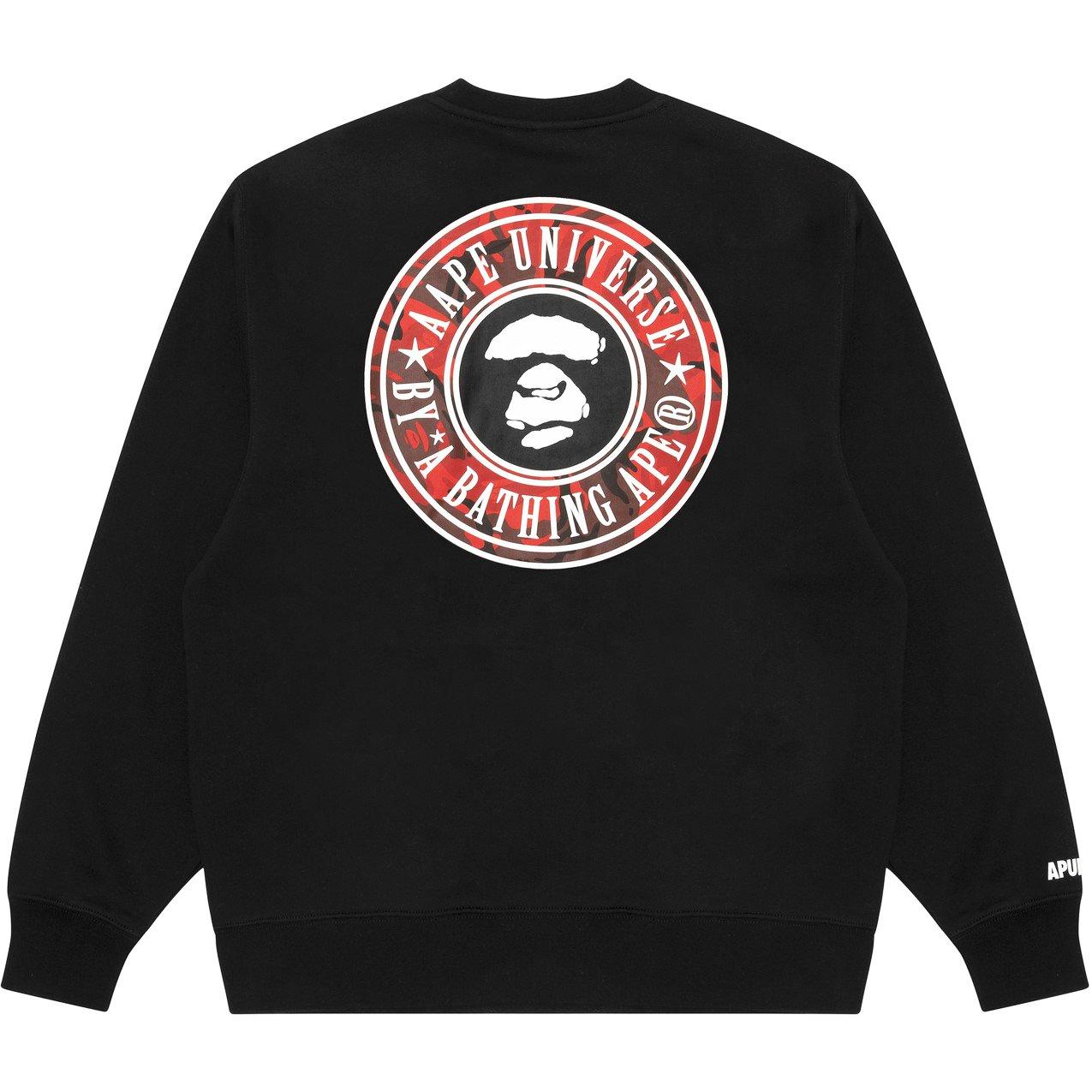 Black - AAPE - Men's Crew Sweatshirt - 2