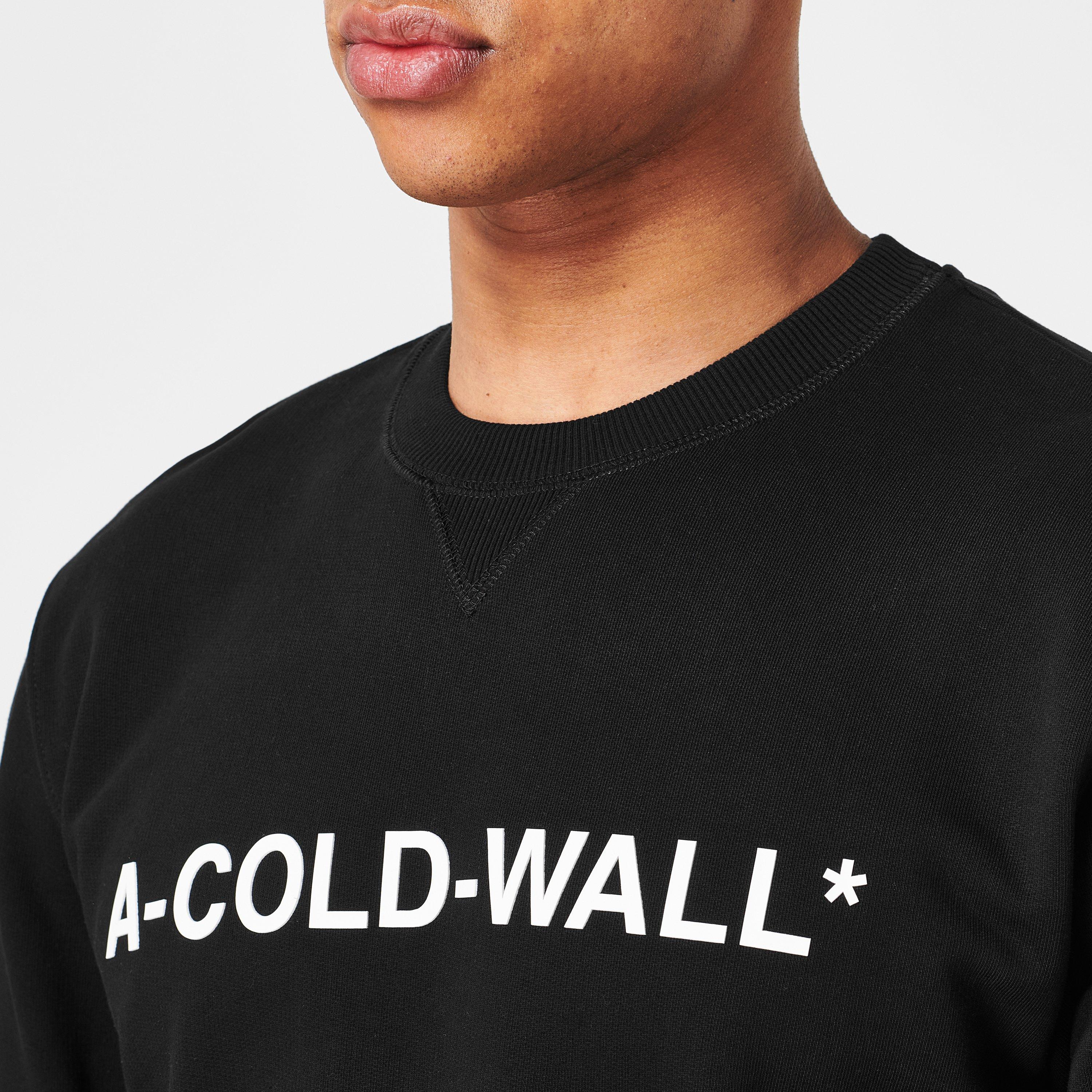 A-COLD-WALL | Logo Print Crew Sweatshirt | Crew Sweaters | Cruise