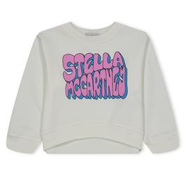 Stella McCartney Logo Crew Sweatshirt Juniors