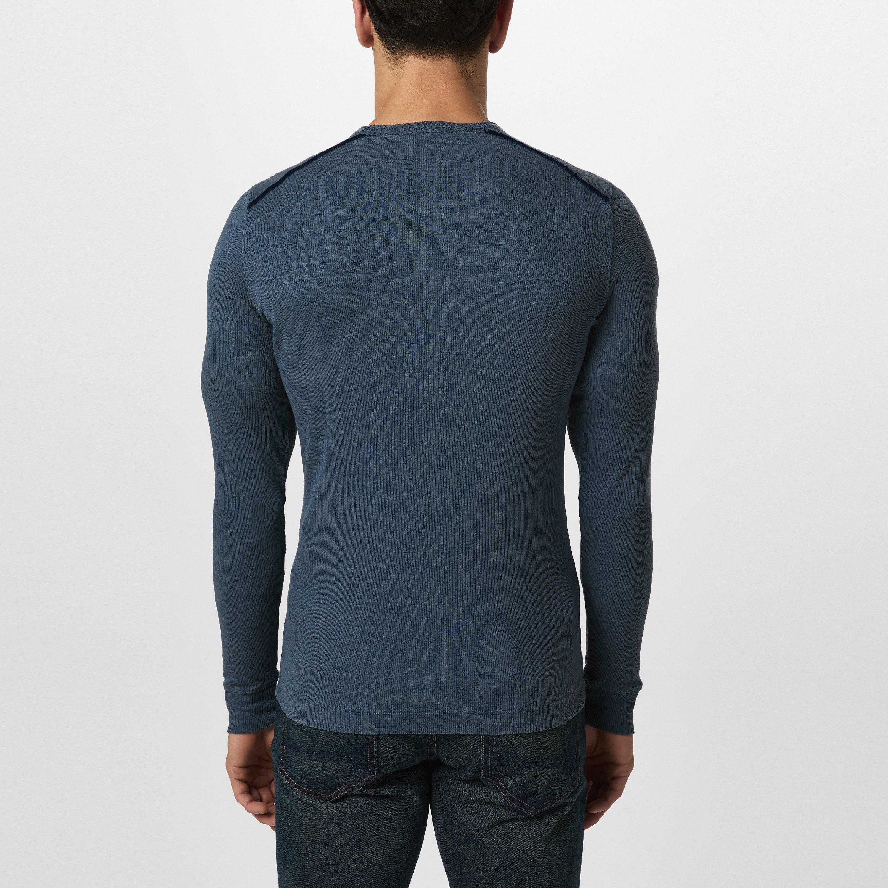 Washed Blue - Tom Ford - Henley Sweater - 3
