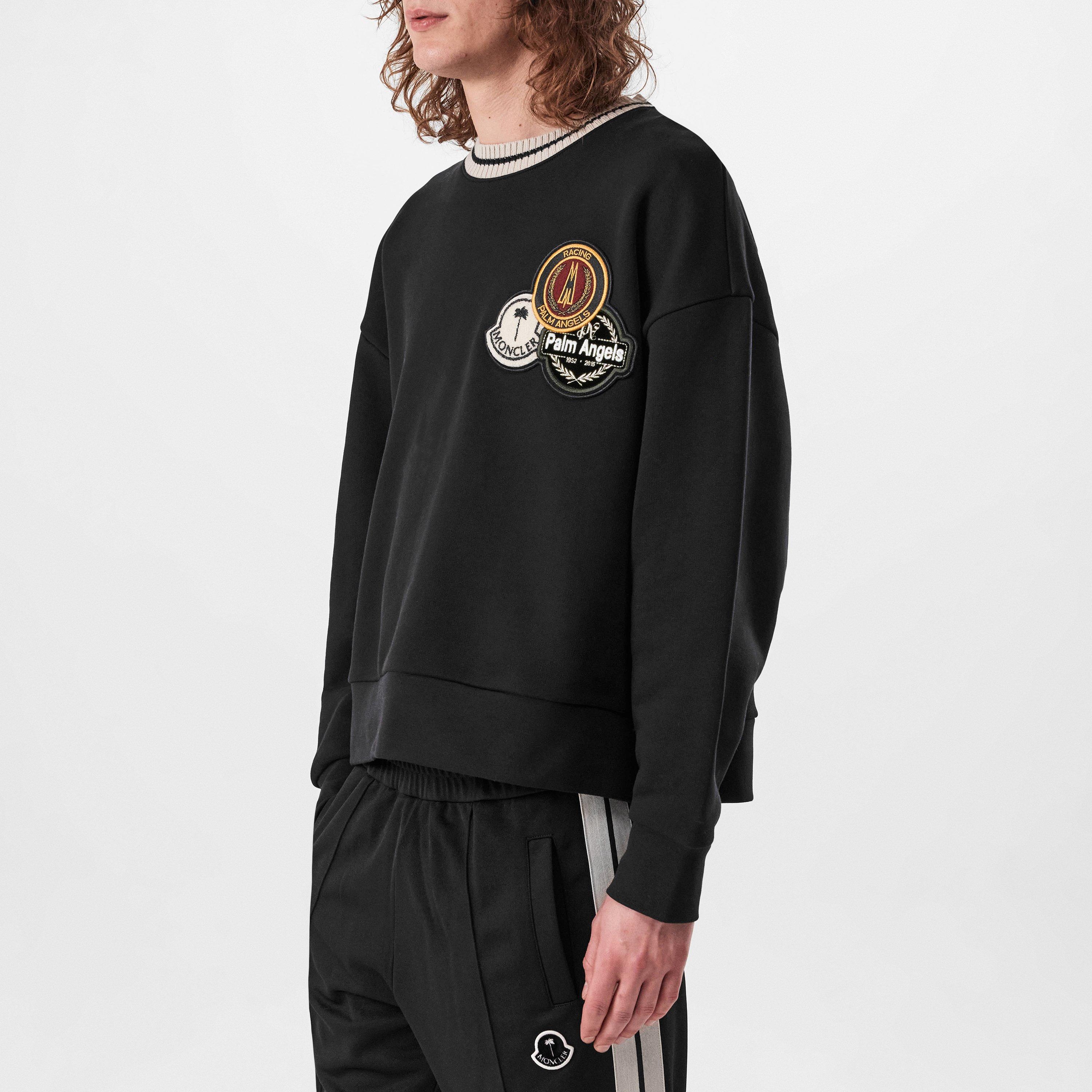 Black 999 - Moncler X Palm Angels - Cotton Sweatshirt - 2