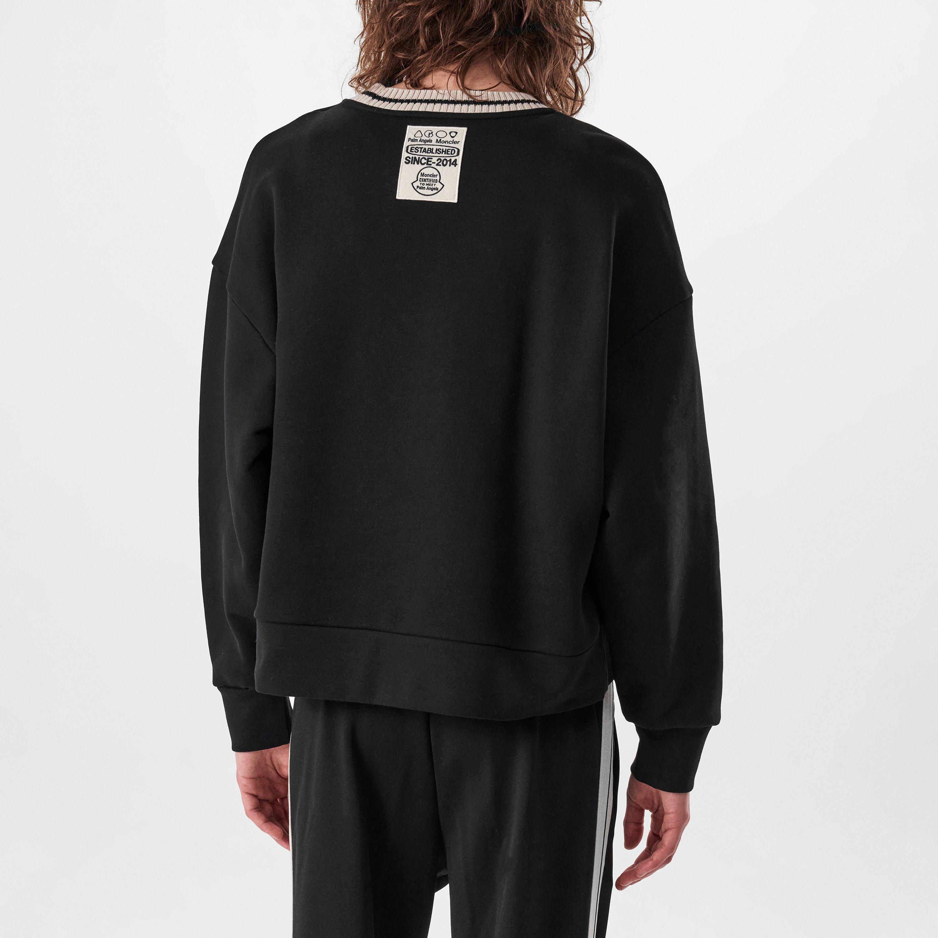 Black 999 - Moncler X Palm Angels - Cotton Sweatshirt - 3