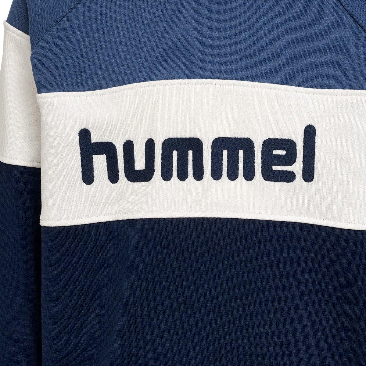Navy - Hummel - Claes Crew Sweatshirt - 3