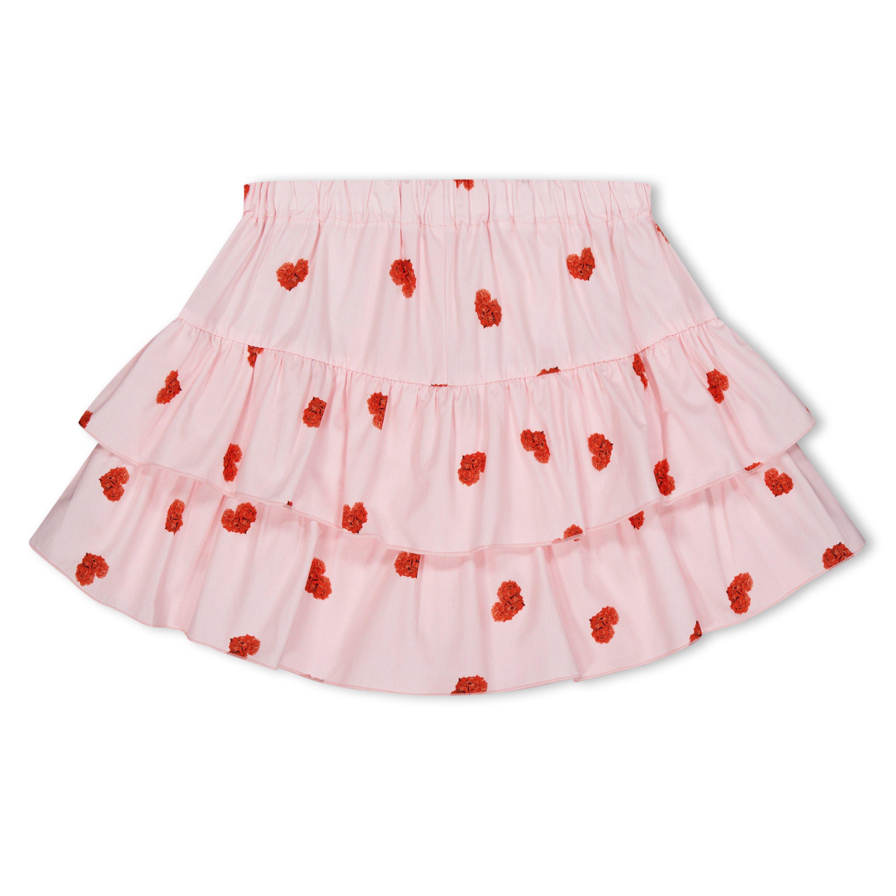 Pink - Phi - Kids' Tiered Heart Skort - 2