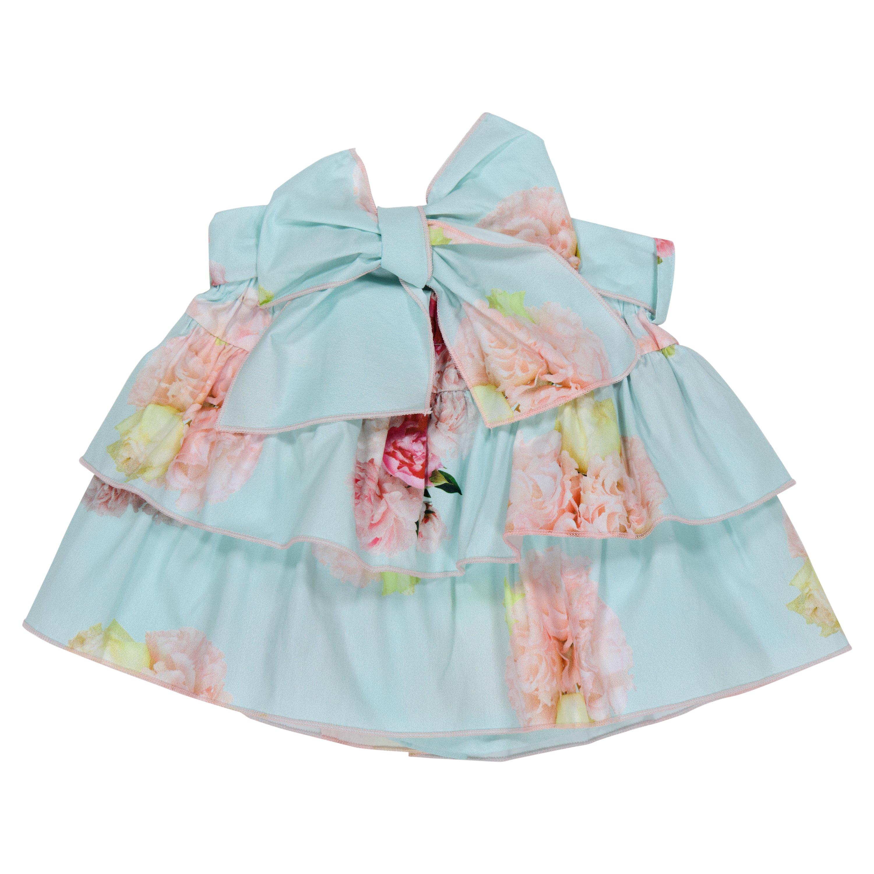 Blue - Phi - Kids' Hydrangea Skort - 1