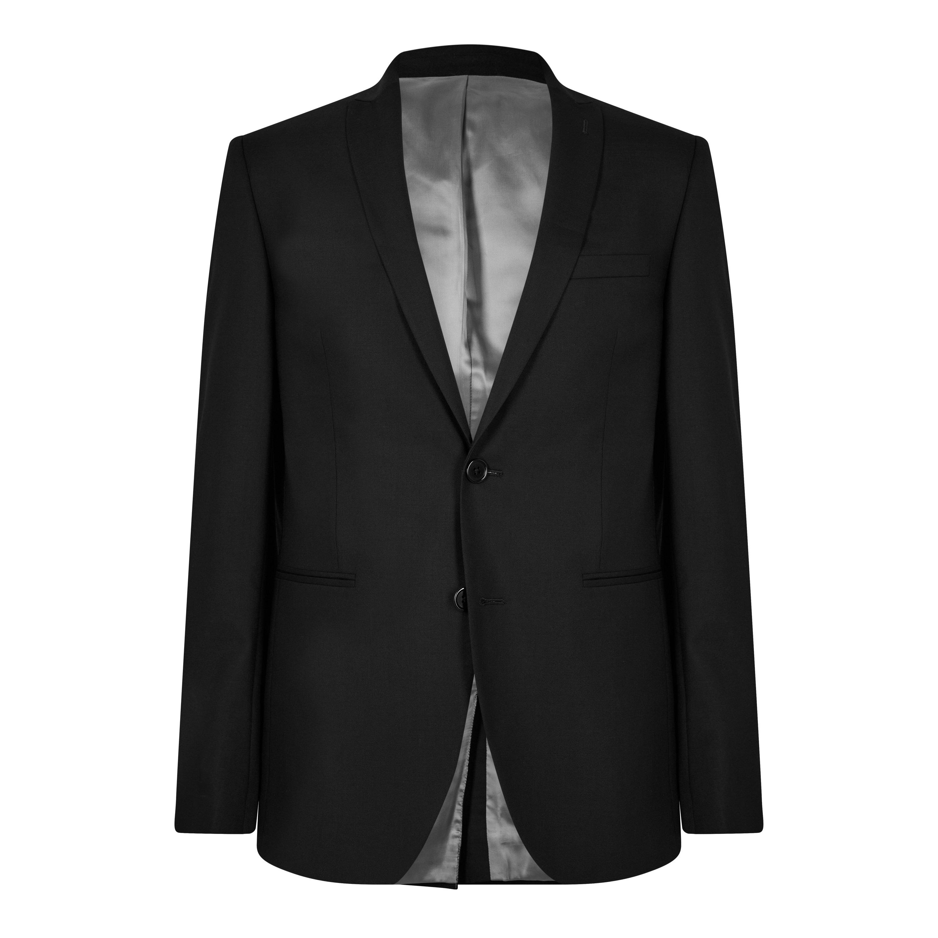 Black - Without Prejudice - Priory Skinny Fit Suit Jacket - 6