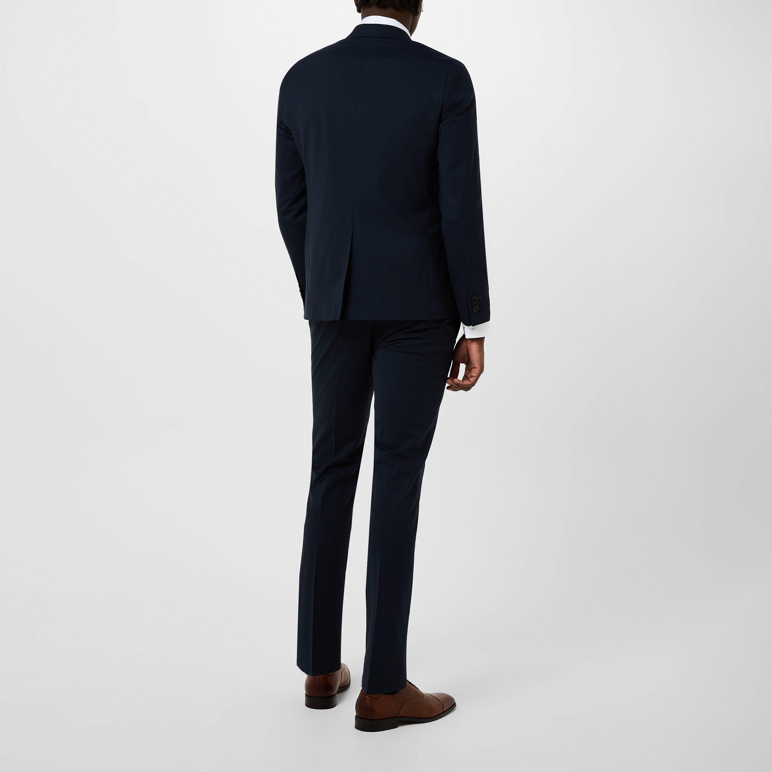 Navy - Without Prejudice - Priory Skinny Fit Suit Jacket - 8