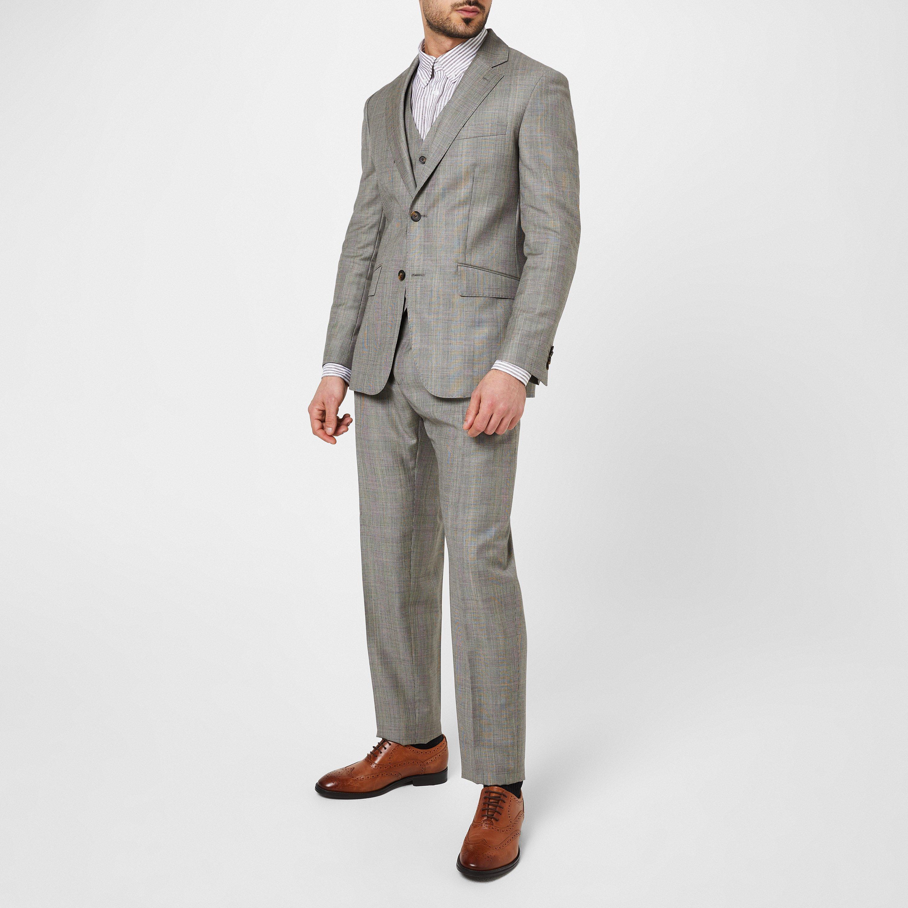 Grey Check - Patrick Grant Studio - The Row Tailored Fit Suit Jacket - 2