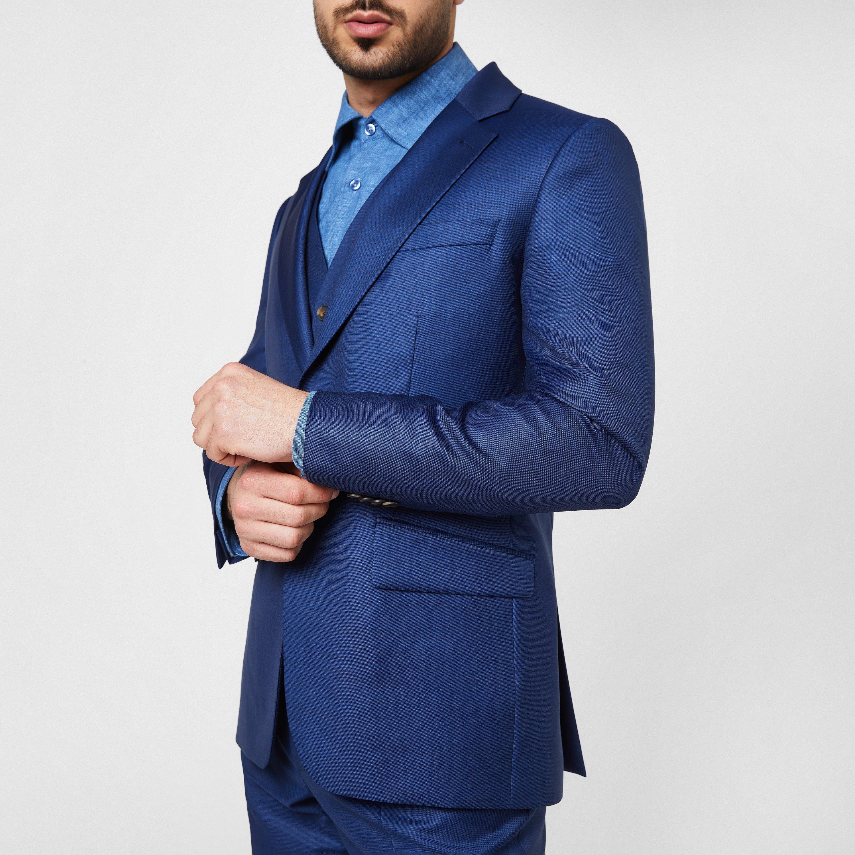 Cobalt - Patrick Grant Studio - The Row Tailored Fit Suit Jacket - 5