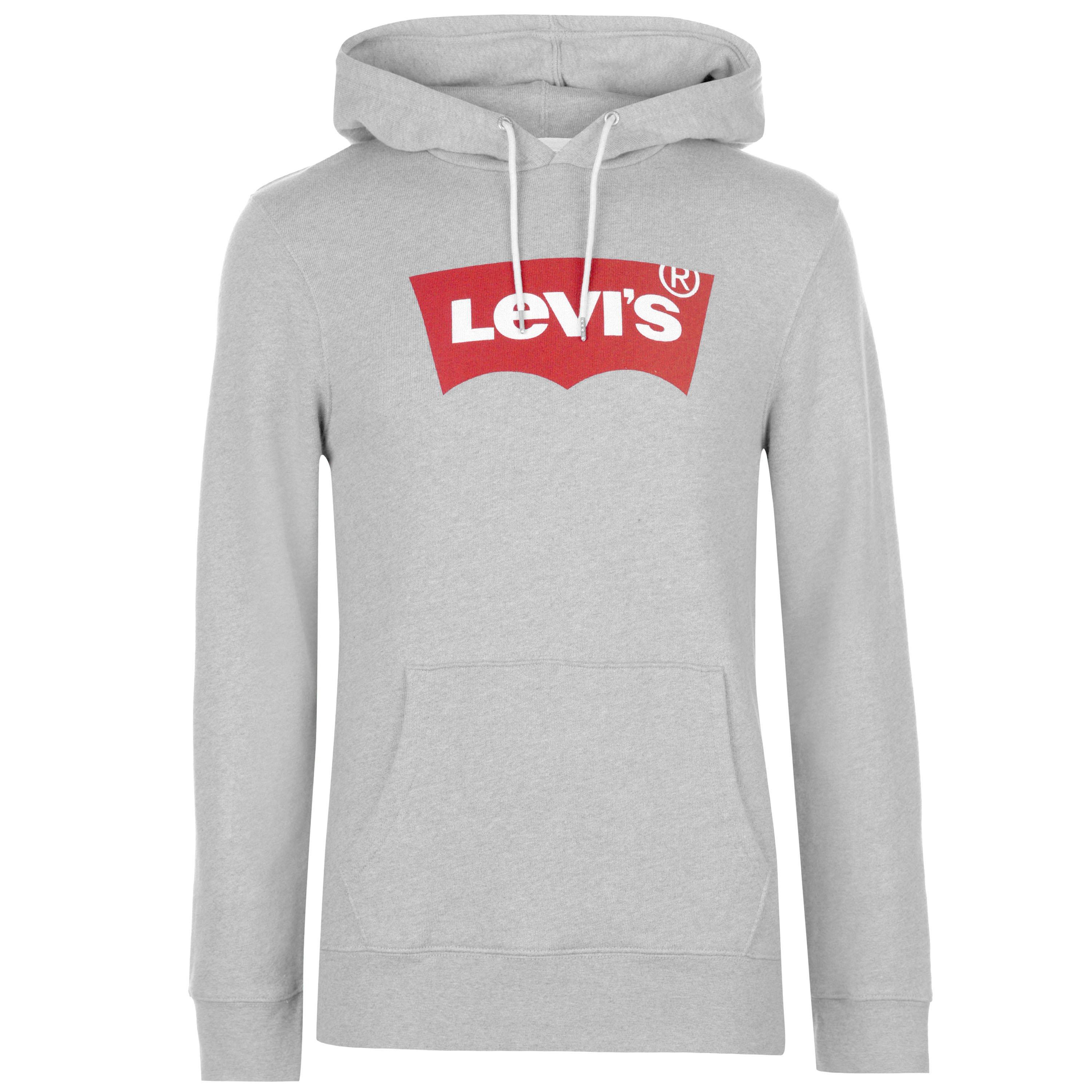 Levis Men's Batwing Hoodie - Grey - M