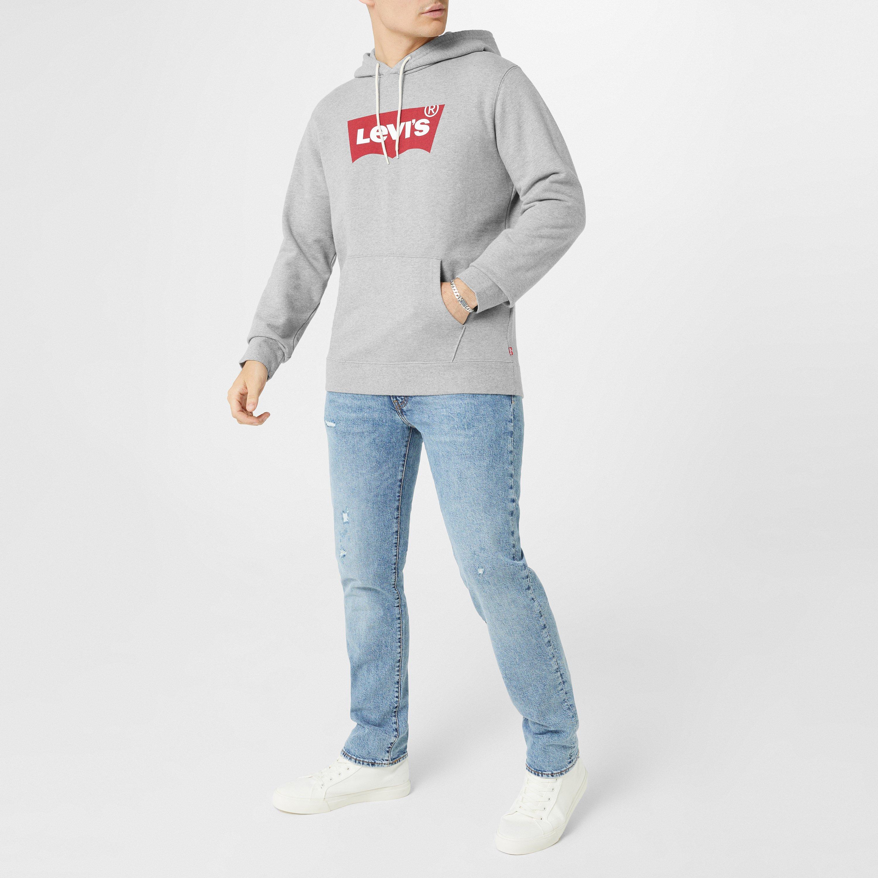 Grau - Levis - Batwing Hoodie - 3