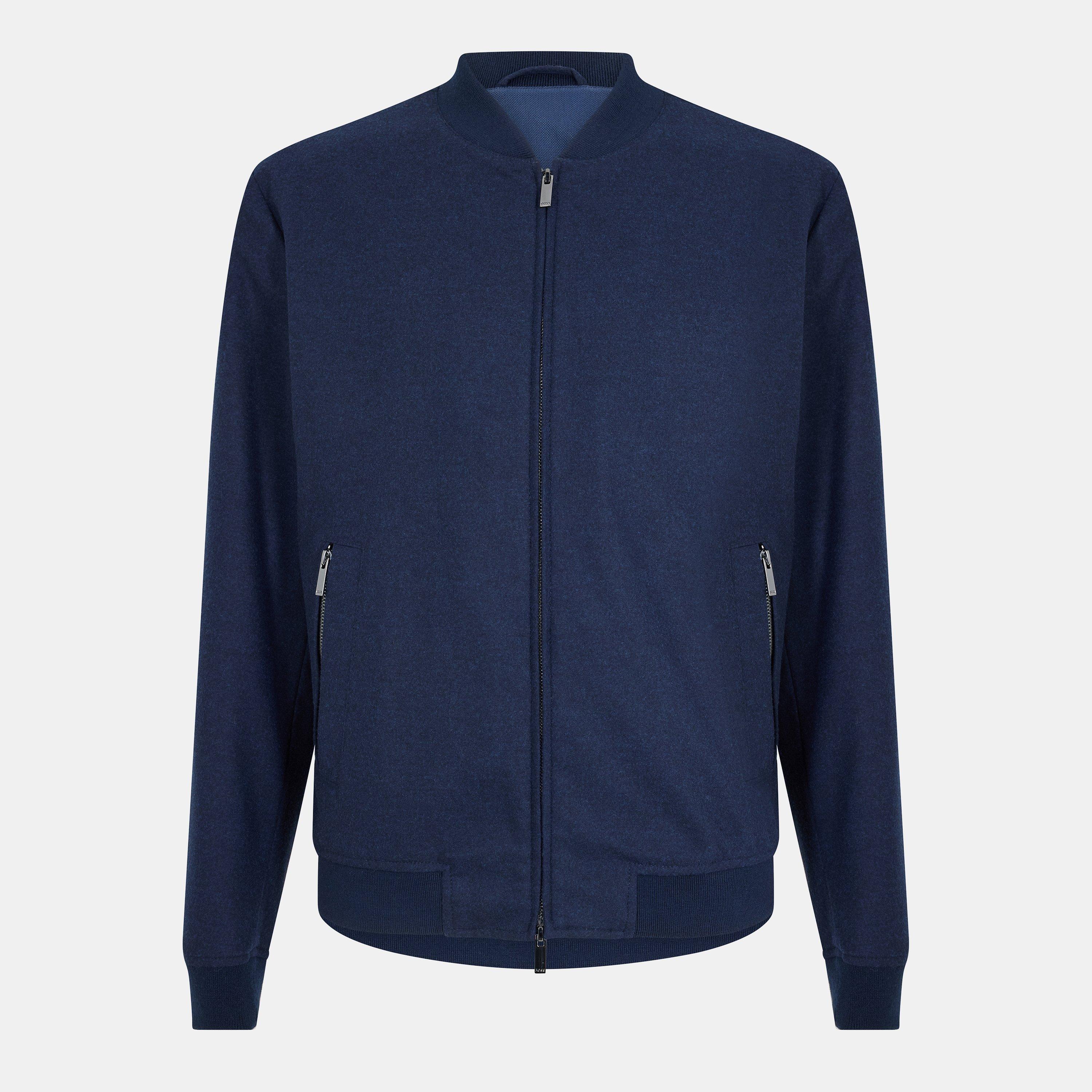 Dark Blue - Boss - Men's Suit Jacket - 1