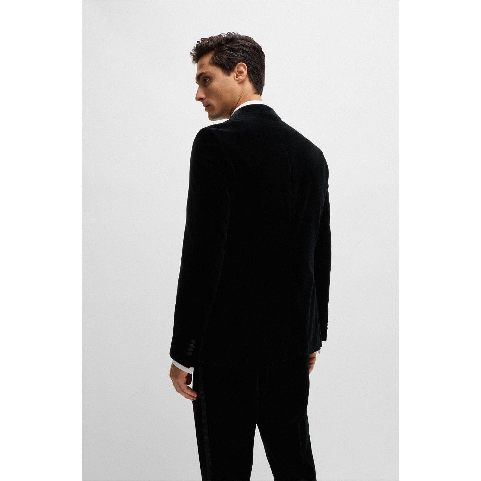 Black 001 - Boss - Men's HBB Hutson Tuxedo Jacket - 2