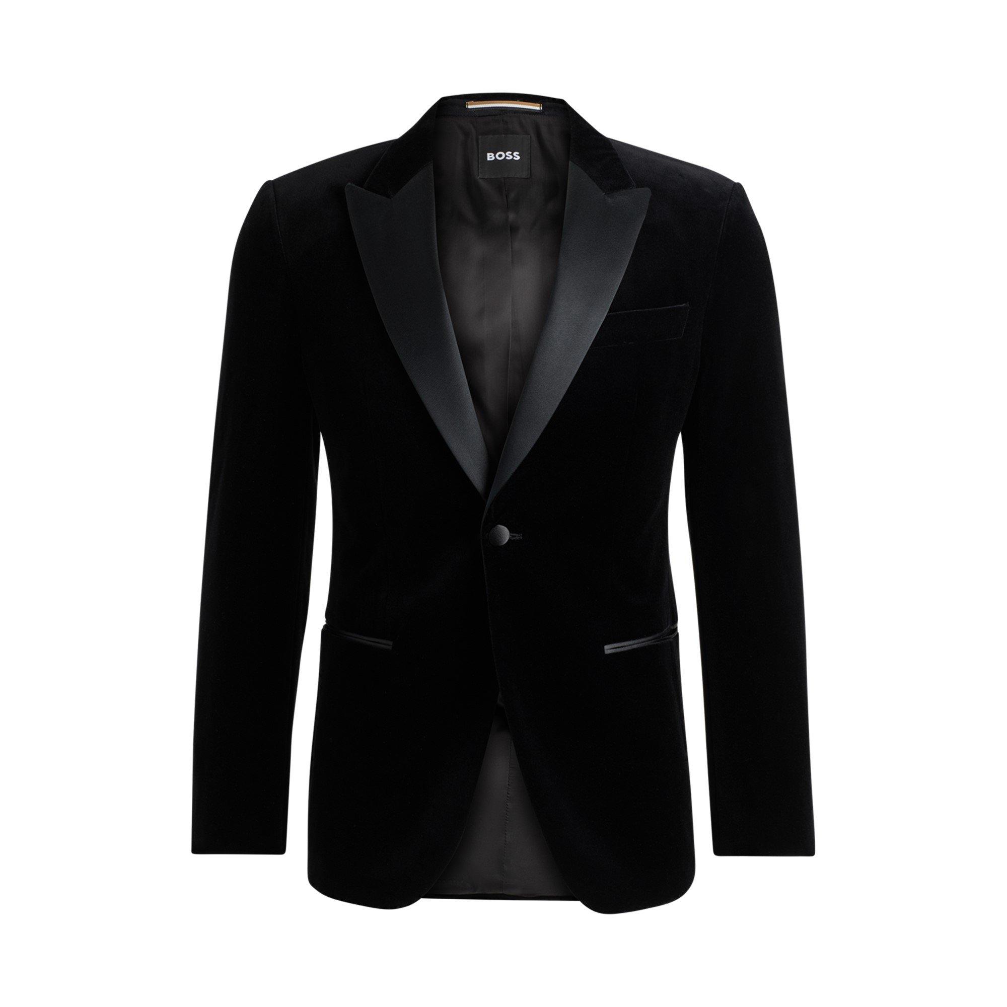 Black 001 - Boss - Men's HBB Hutson Tuxedo Jacket - 7