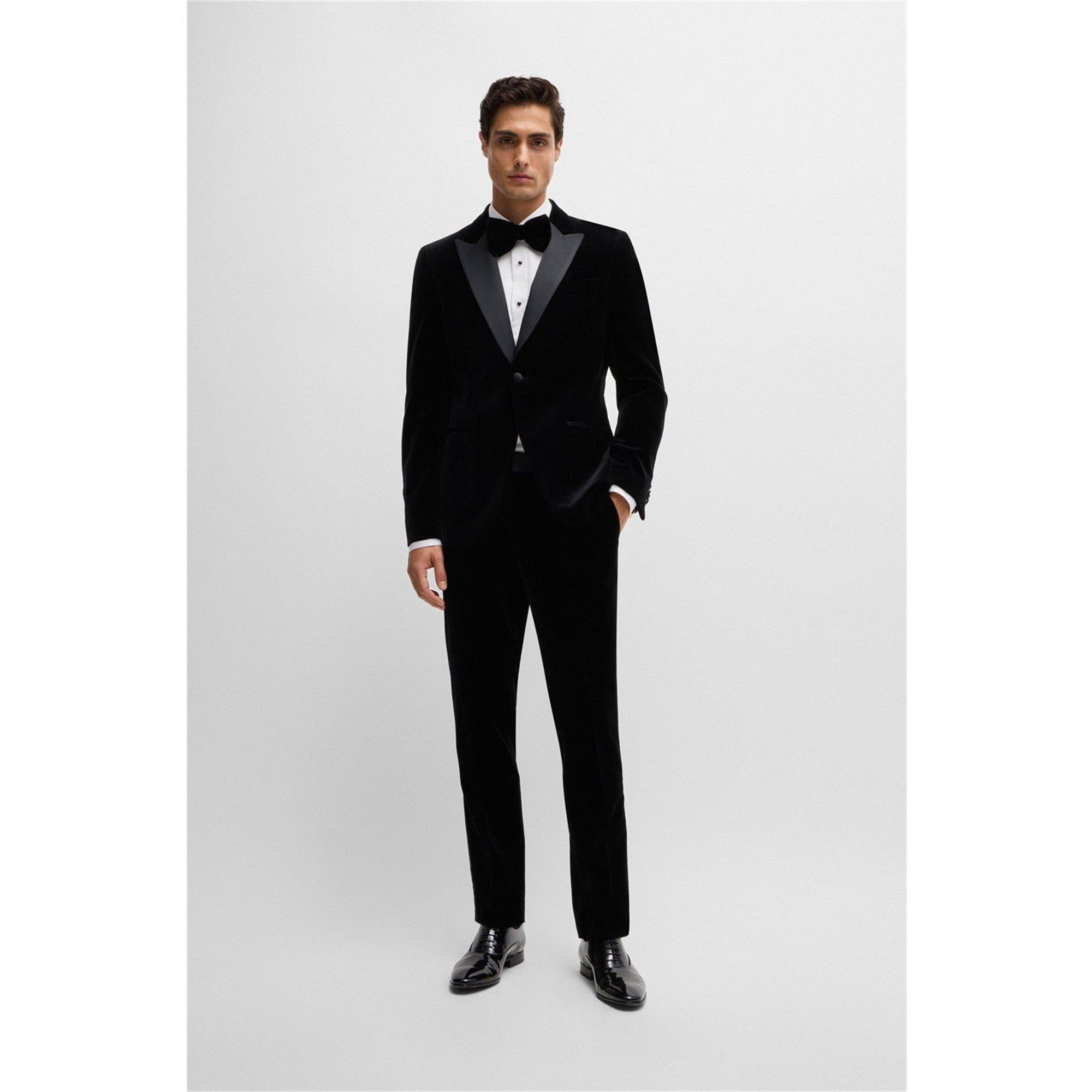 Black 001 - Boss - Men's HBB Hutson Tuxedo Jacket - 6