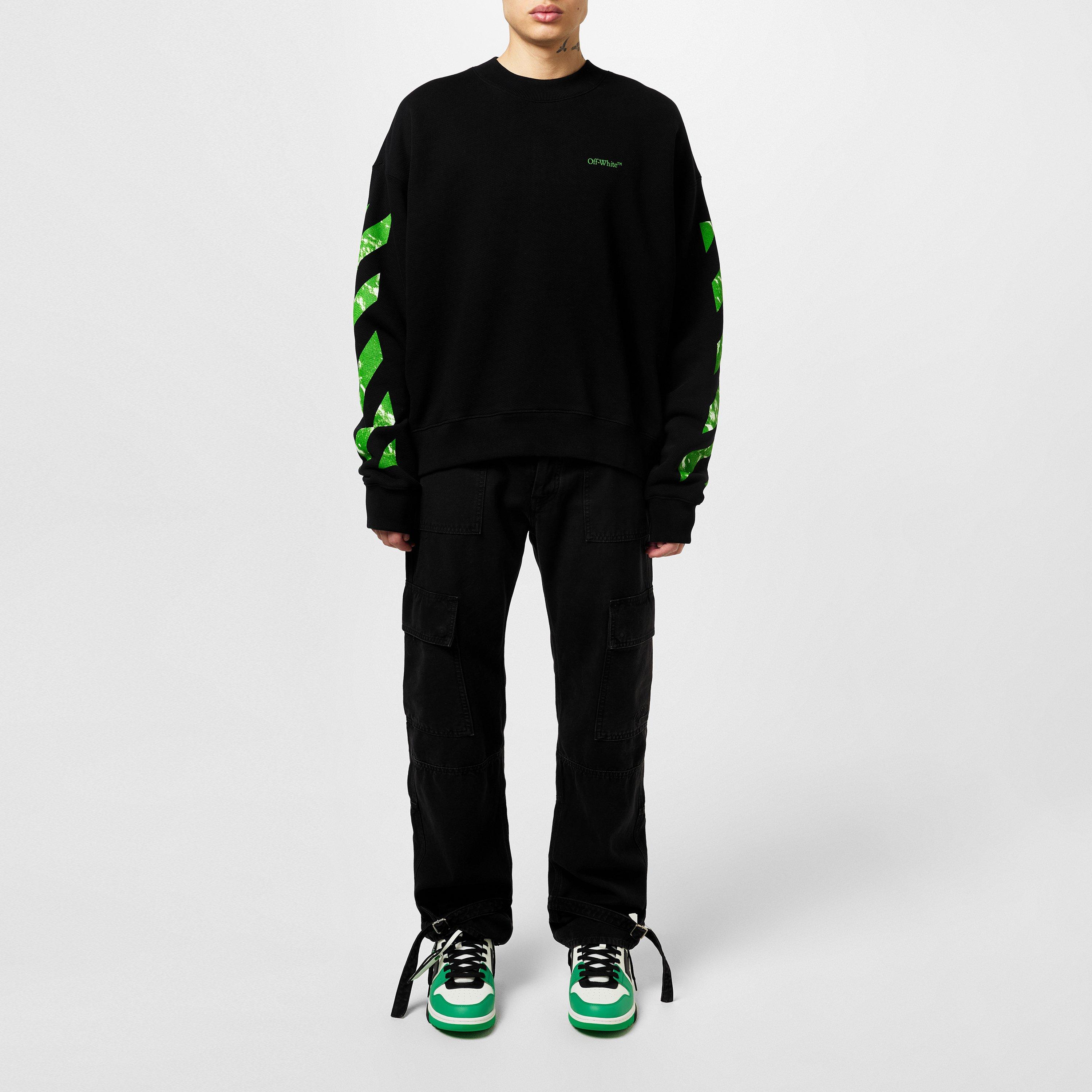 【Off White】 MOON CAM ARROW クルー スウェットシャツ Off White | Moon Cam Arrow Crew Sweatshirt | Crew Sweaters