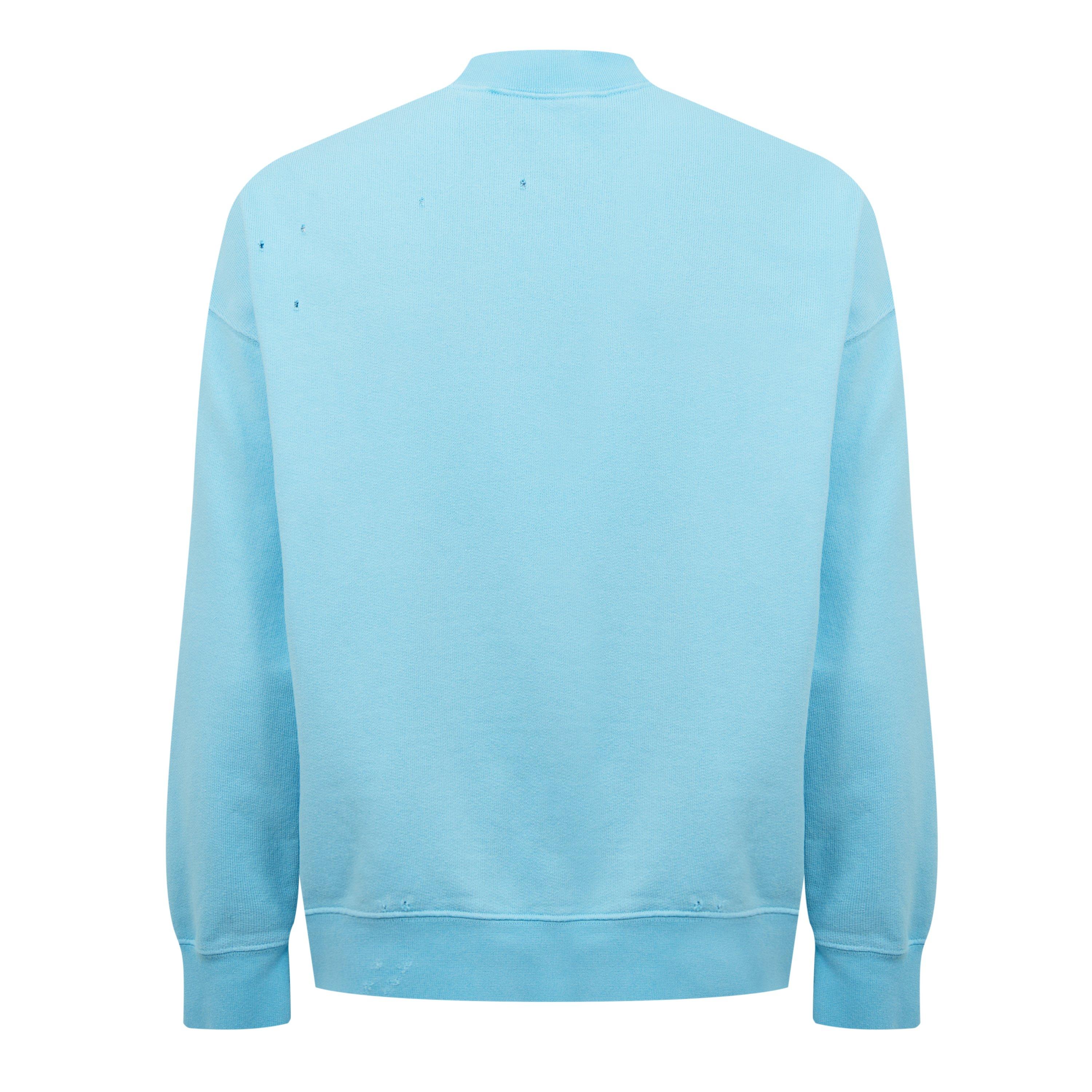 Blue - Palm Angels - Rainbow Crewneck - 6