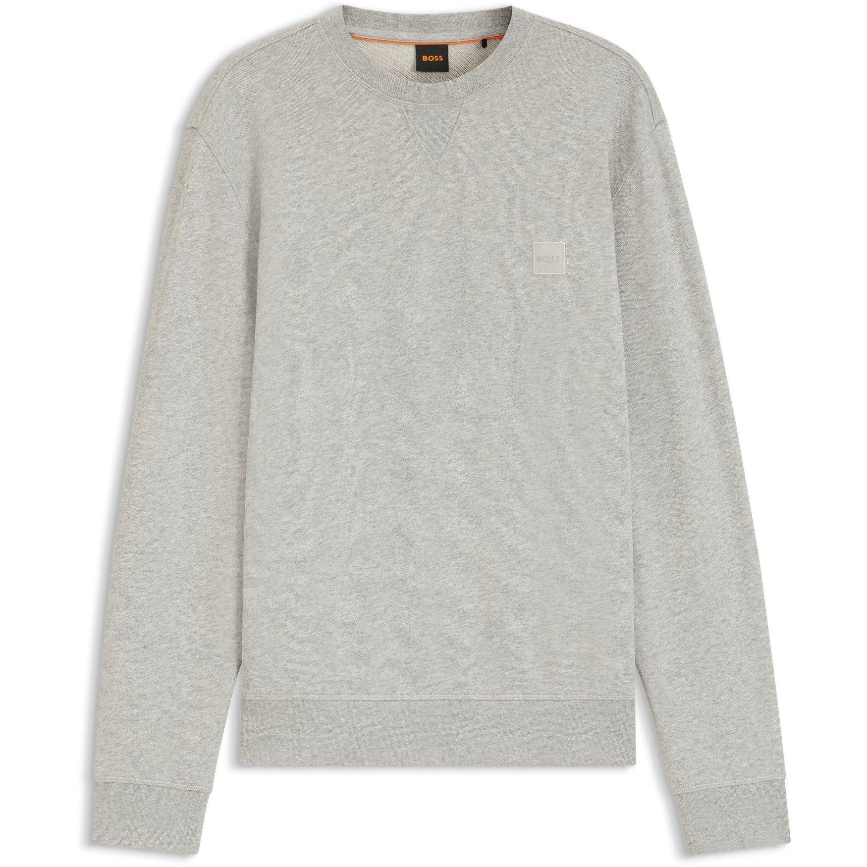 Boss Mens BOSS ORANGE Long Sleeve Premium Cotton Sweatshirt (Westart Crew Neck)