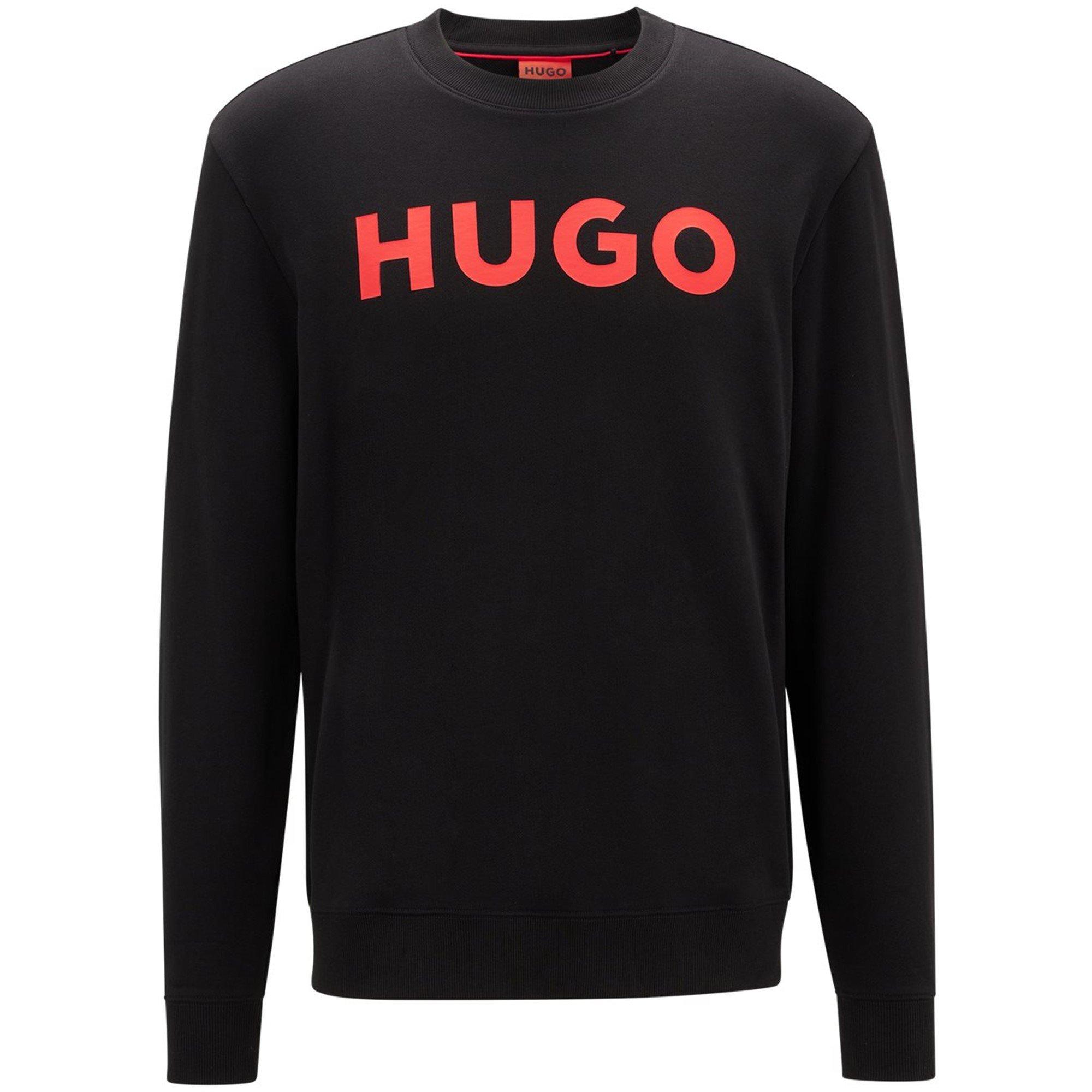 Black - Hugo - Dem Logo Crew Sweatshirt - 1