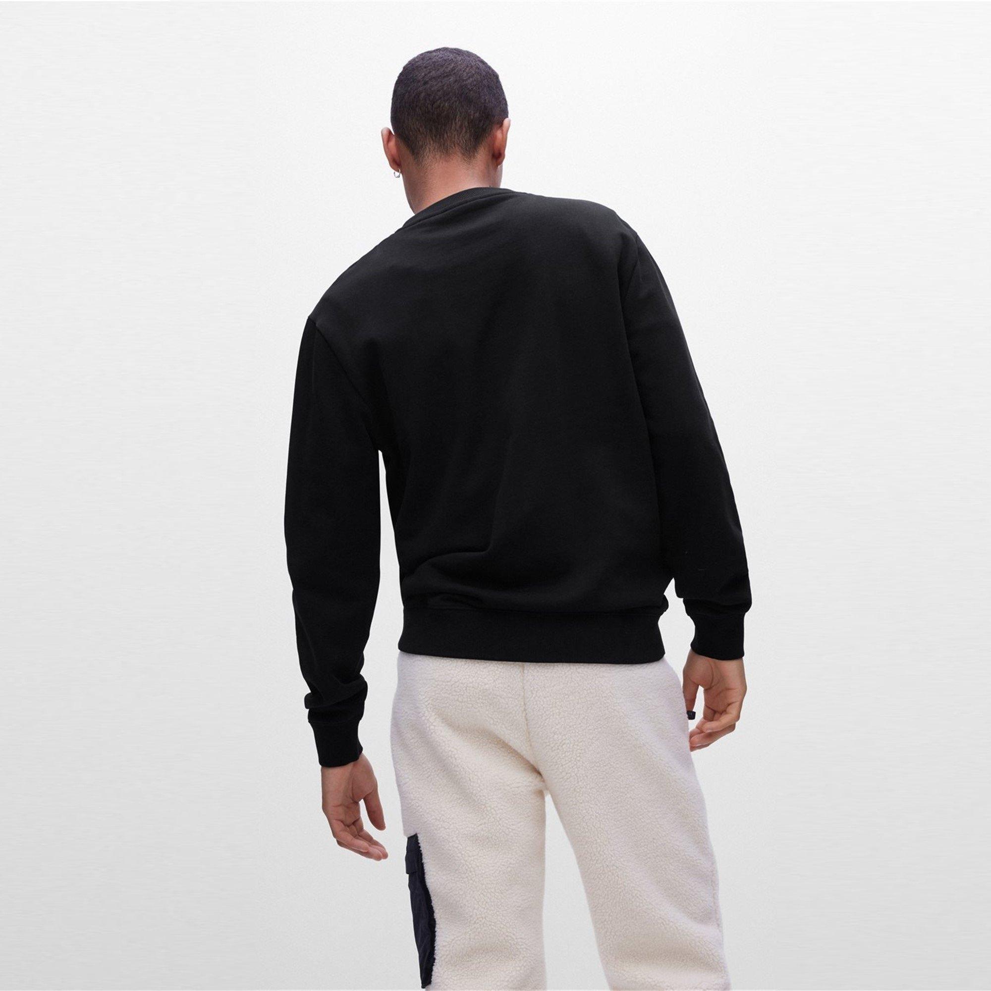 Black - Hugo - Dem Logo Crew Sweatshirt - 3