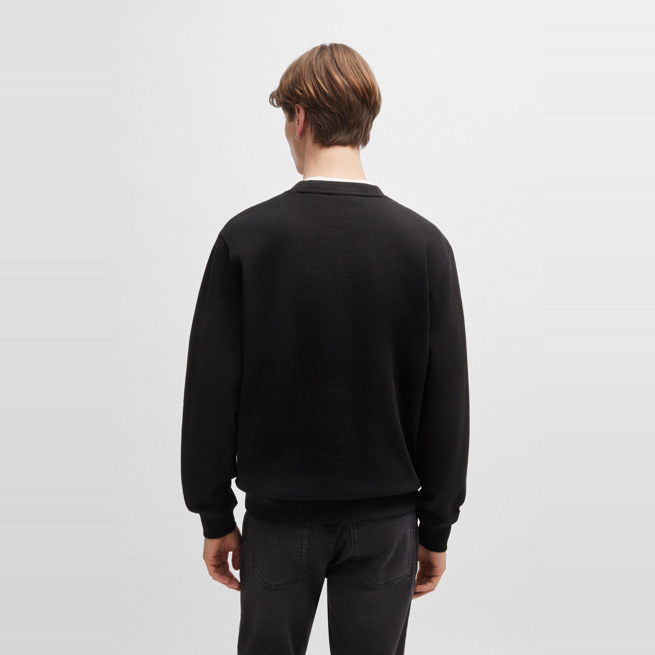Black - Hugo - Dem Logo Crew Sweatshirt - 5