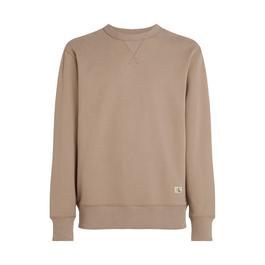 Calvin Klein Jeans WOVEN LABEL CREW NECK