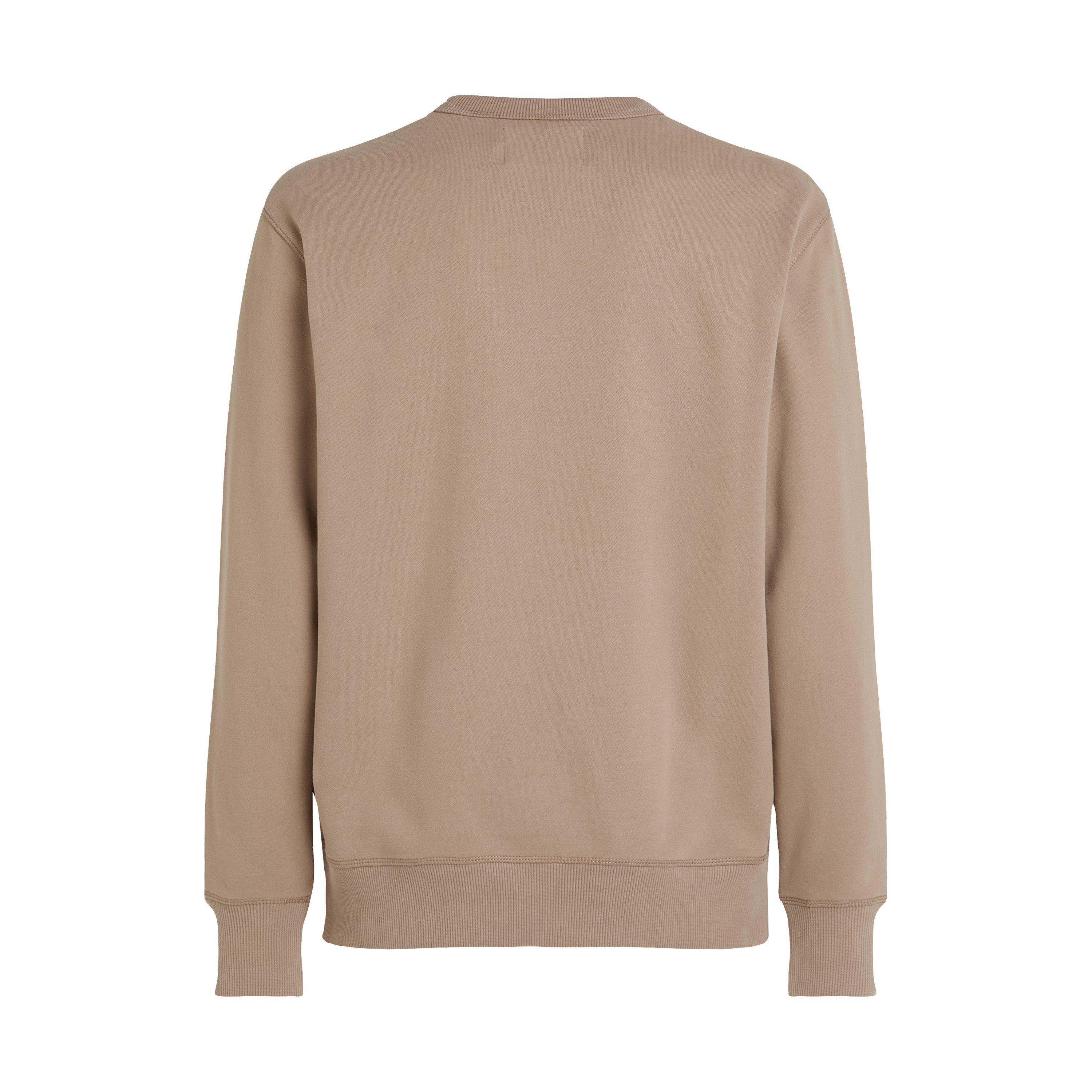 Taupe Grey - Calvin Klein Jeans - Men's Crew Neck Sweatshirt - 2