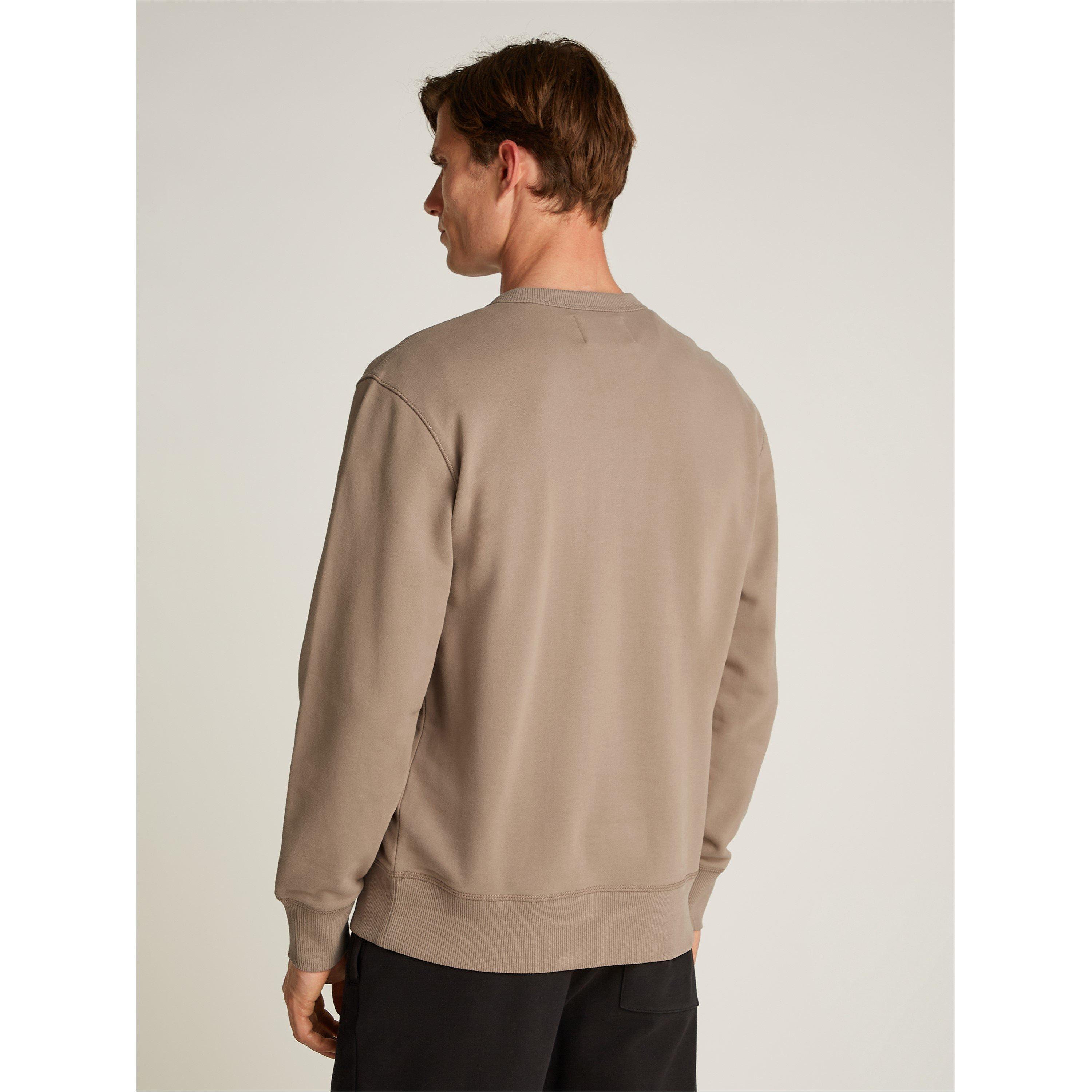 Taupe Grey - Calvin Klein Jeans - Men's Crew Neck Sweatshirt - 4