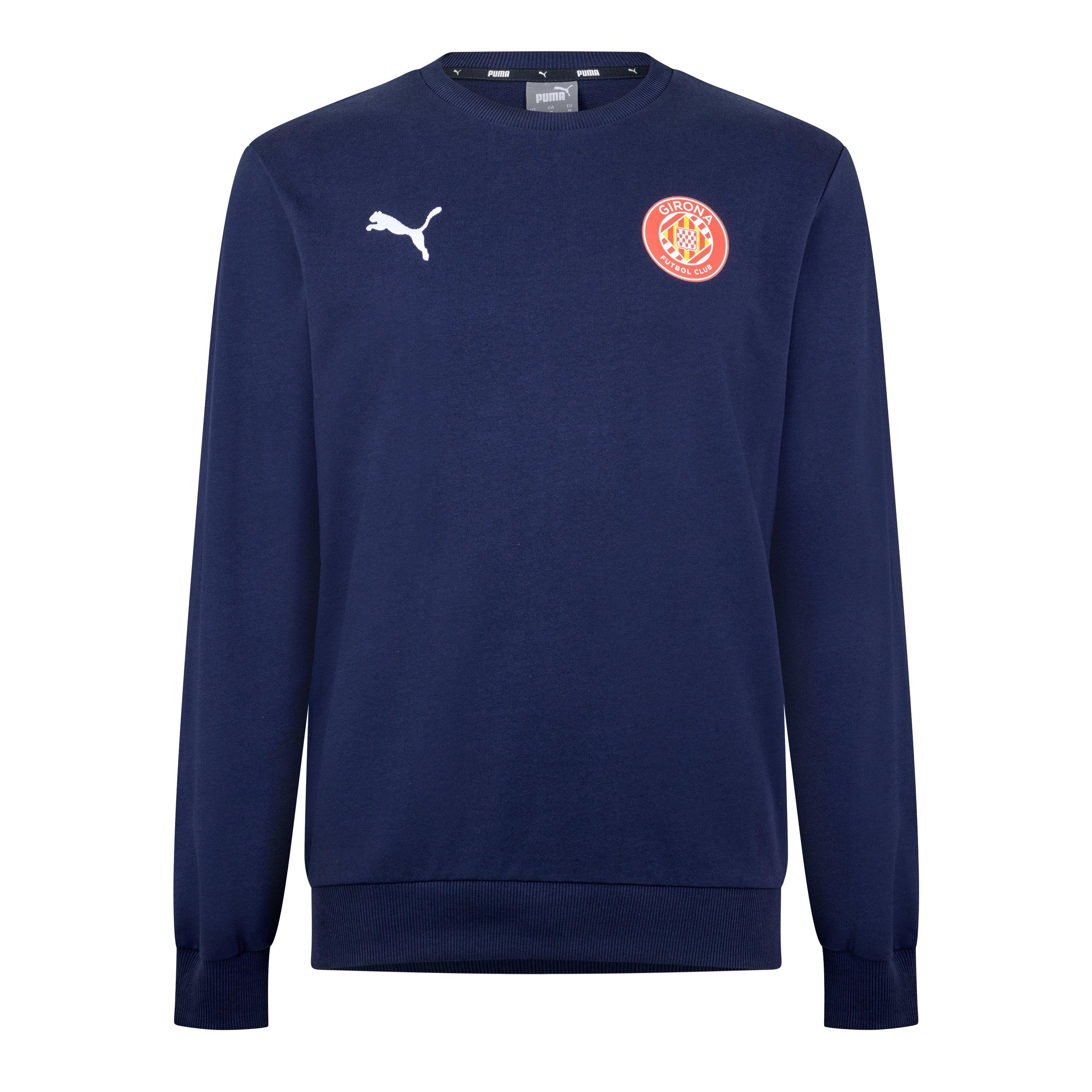Navy/Whi - Puma - Men's Gfc Teamgoal Casuals Crew Neck Performance Sweatshirt - 1