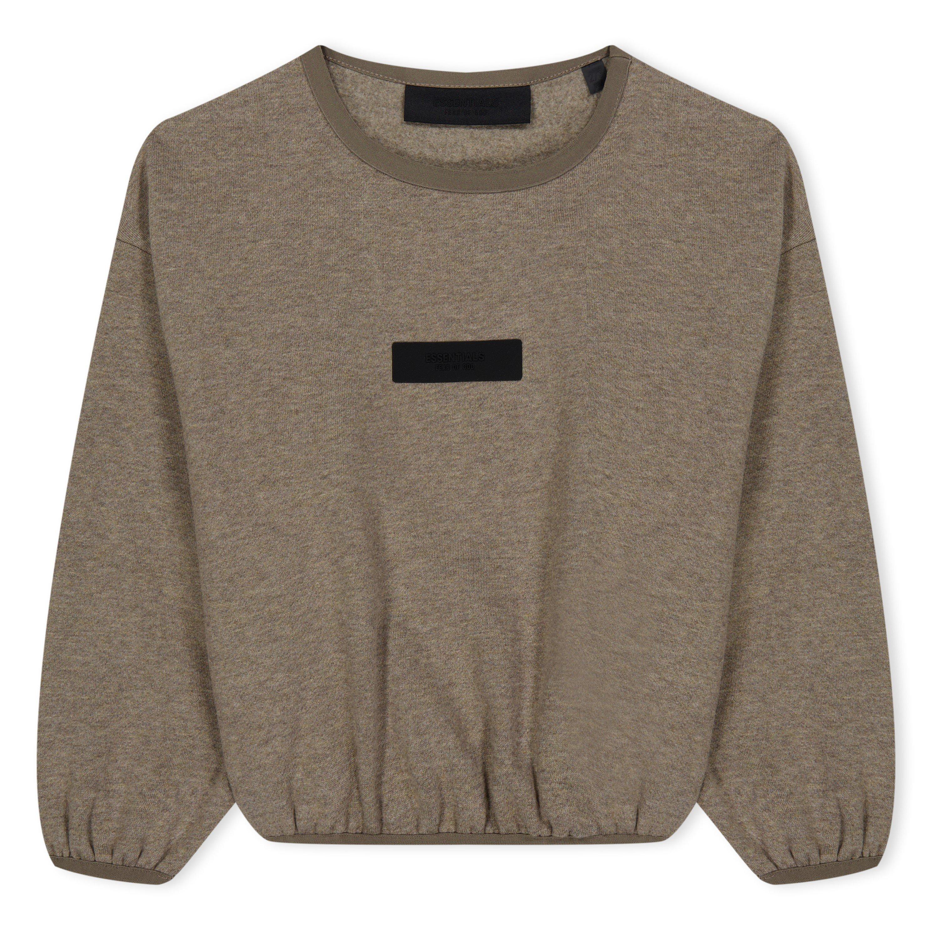 Heather Grey - Fear Of God Essentials - Crewneck Jumper Juniors - 1