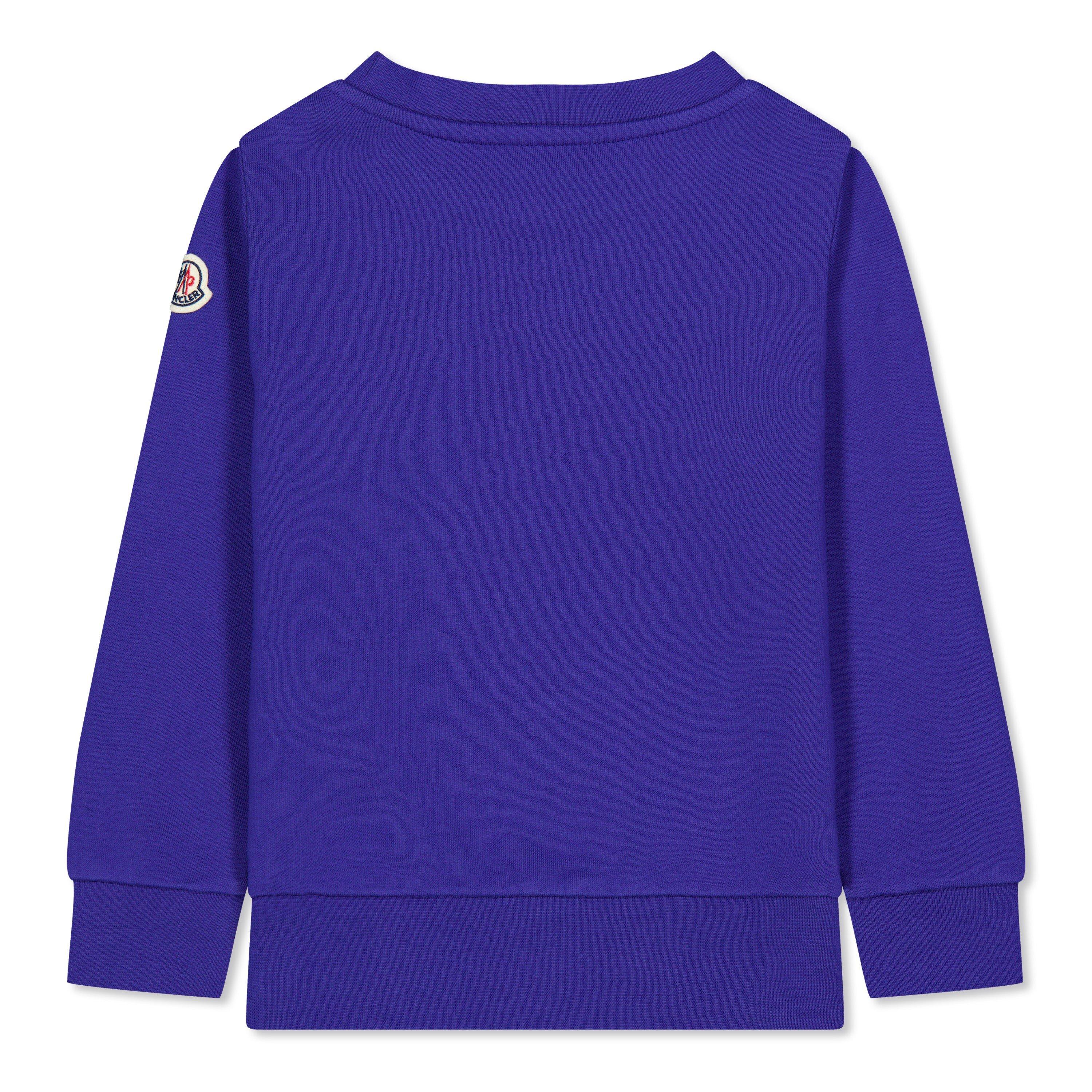 Blue 758 - Moncler - Logo Sweatshirt Juniors - 2