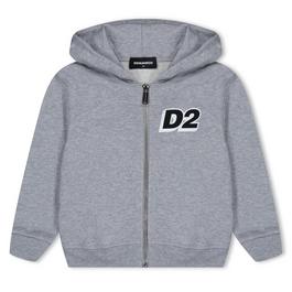 DSquared2 D2 Zip Up Hoodie Juniors