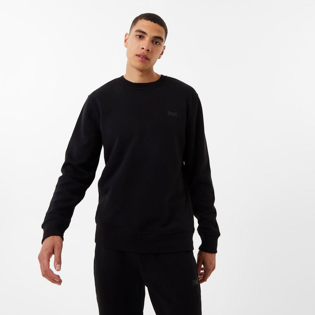 Everlast Men's Premium Crew Sweatshirt - Black - L