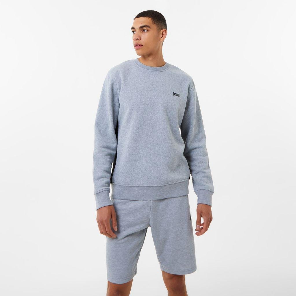 Grey Marl - Everlast - Premium Crew Sweatshirt Mens - 3
