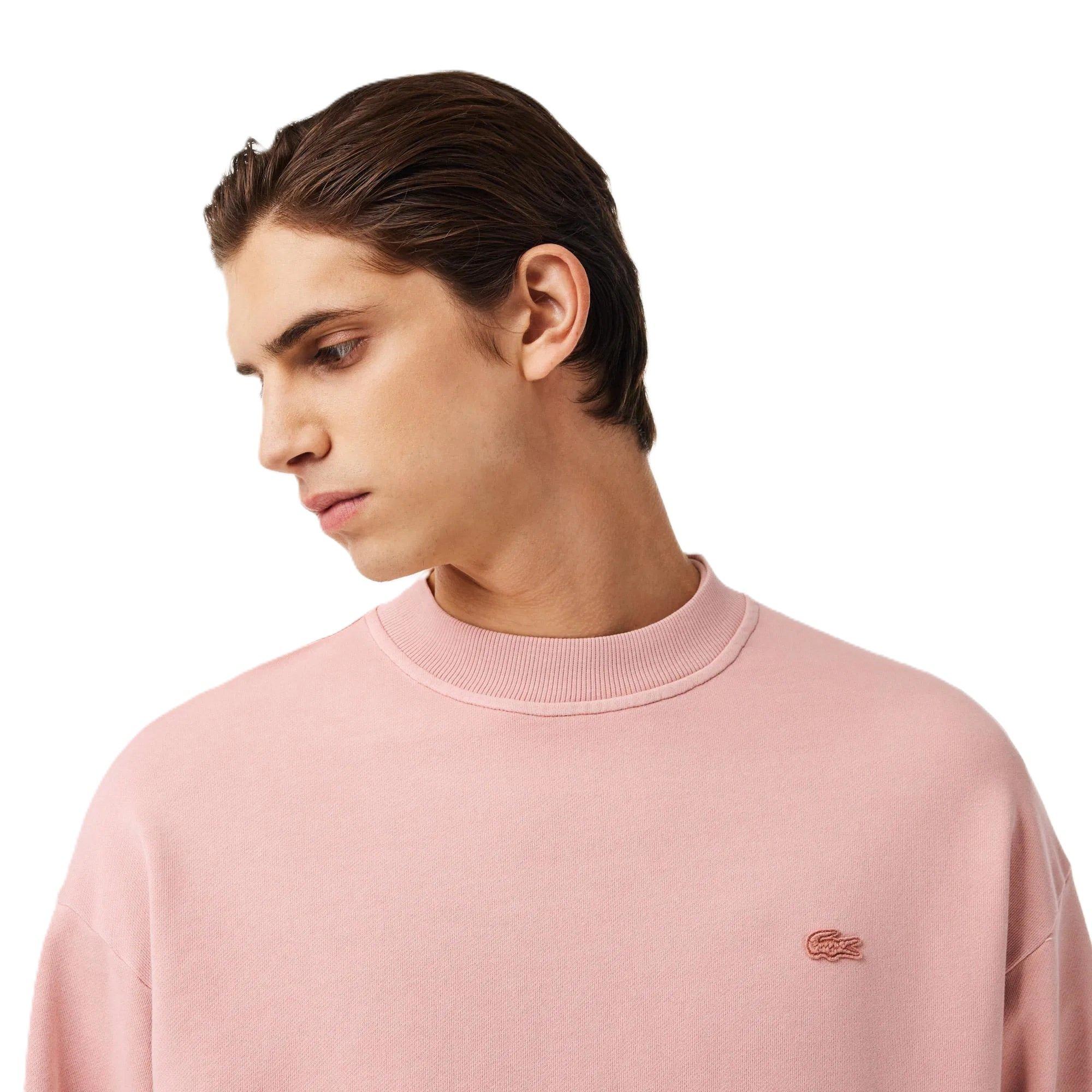 Eco Pink - Lacoste - Tonal Embroidered Sweatshirt - 3