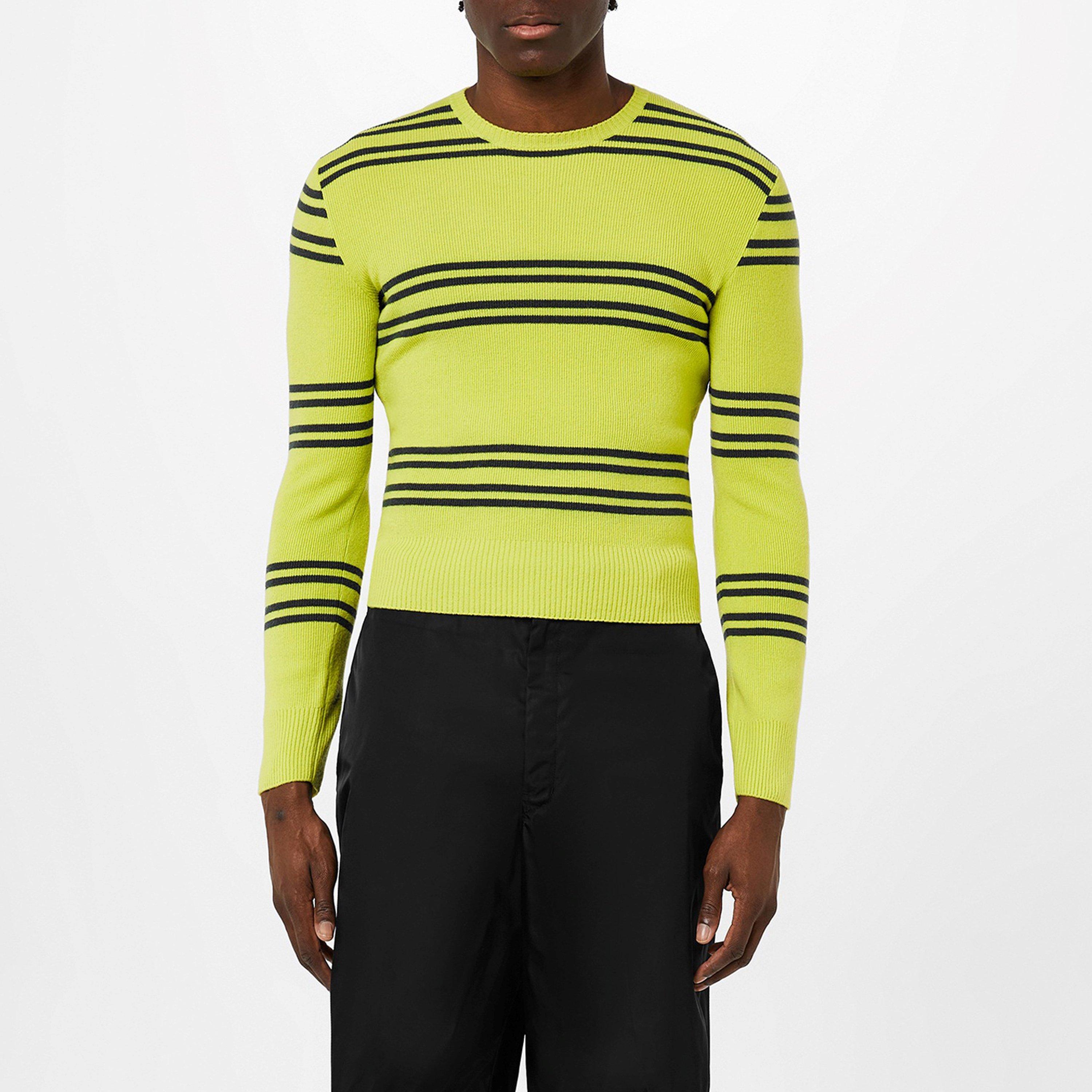Lime Bosc F0NGG - Prada - Striped Sweatshirt - 3
