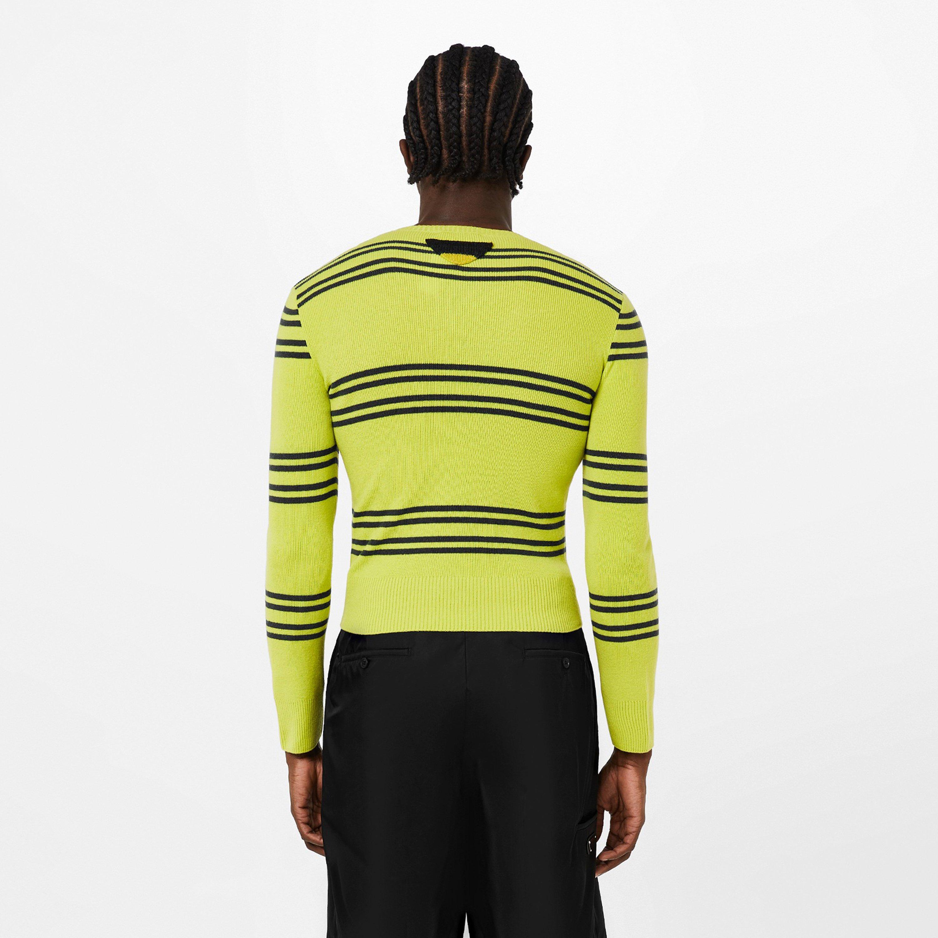 Lime Bosc F0NGG - Prada - Striped Sweatshirt - 4