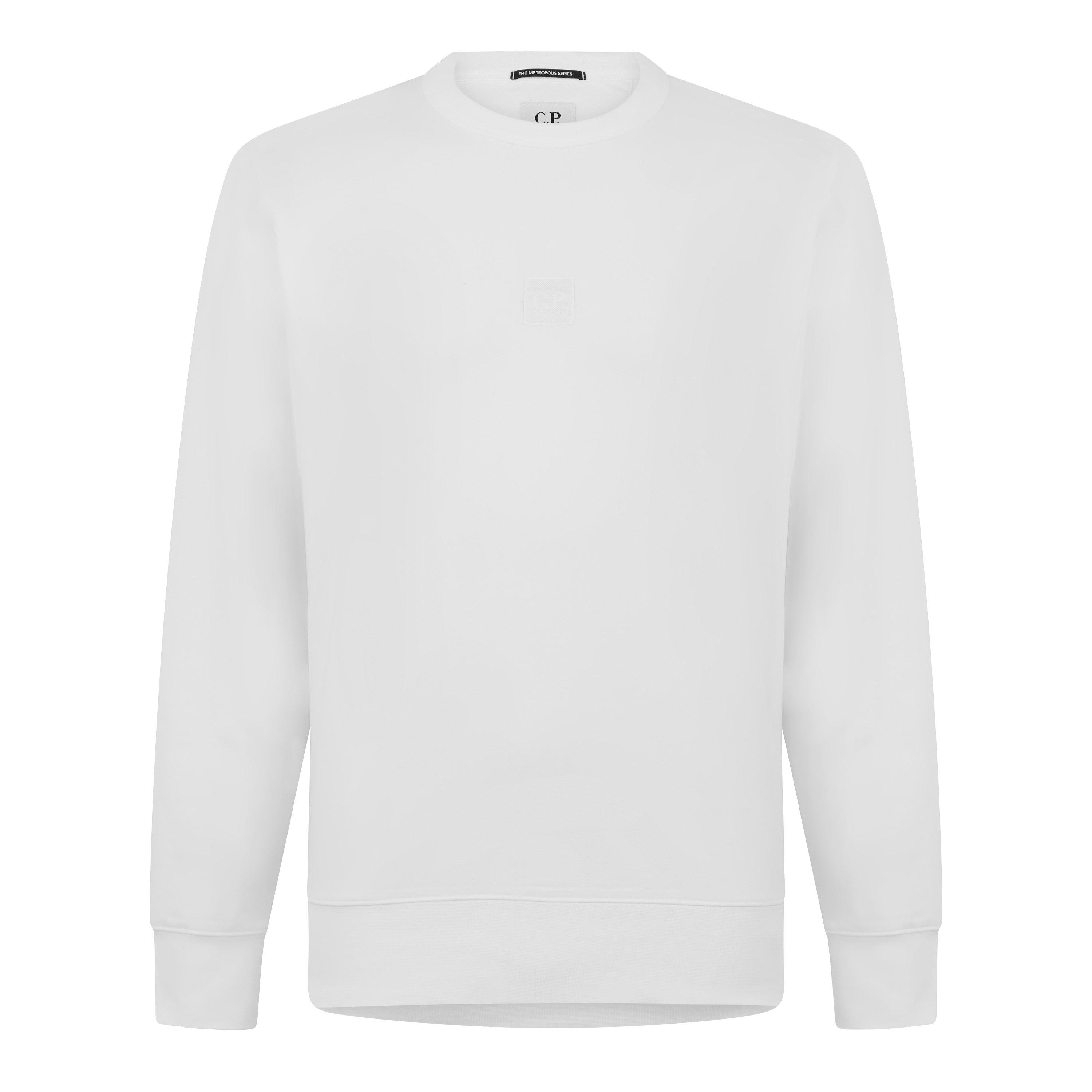 White 103 - CP Company Metropolis - Logo Sweatshirt - 1