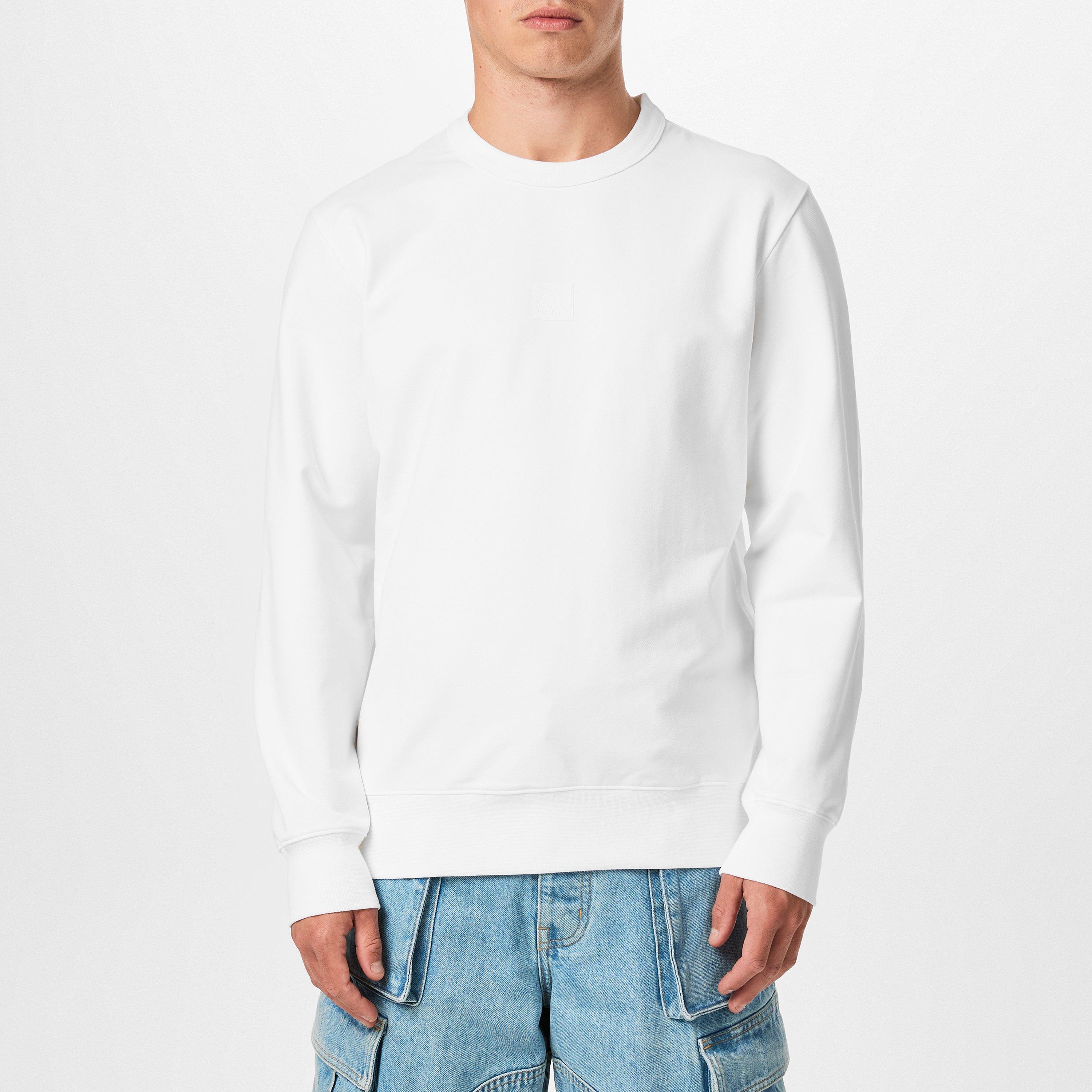 White 103 - CP Company Metropolis - Logo Sweatshirt - 3