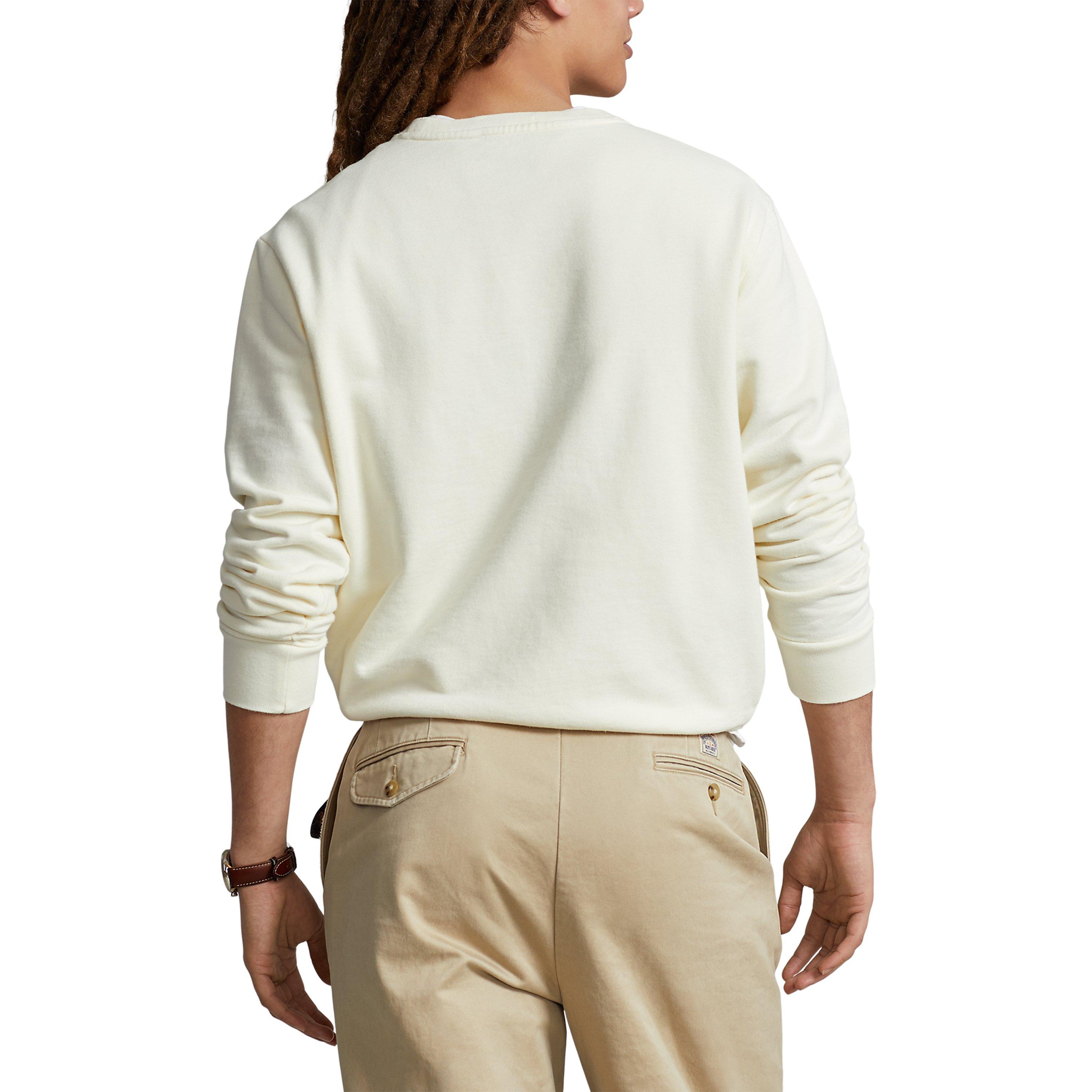 Clubhouse Cream - Polo Ralph Lauren - Loopback Fleece Sweatshirt - 2